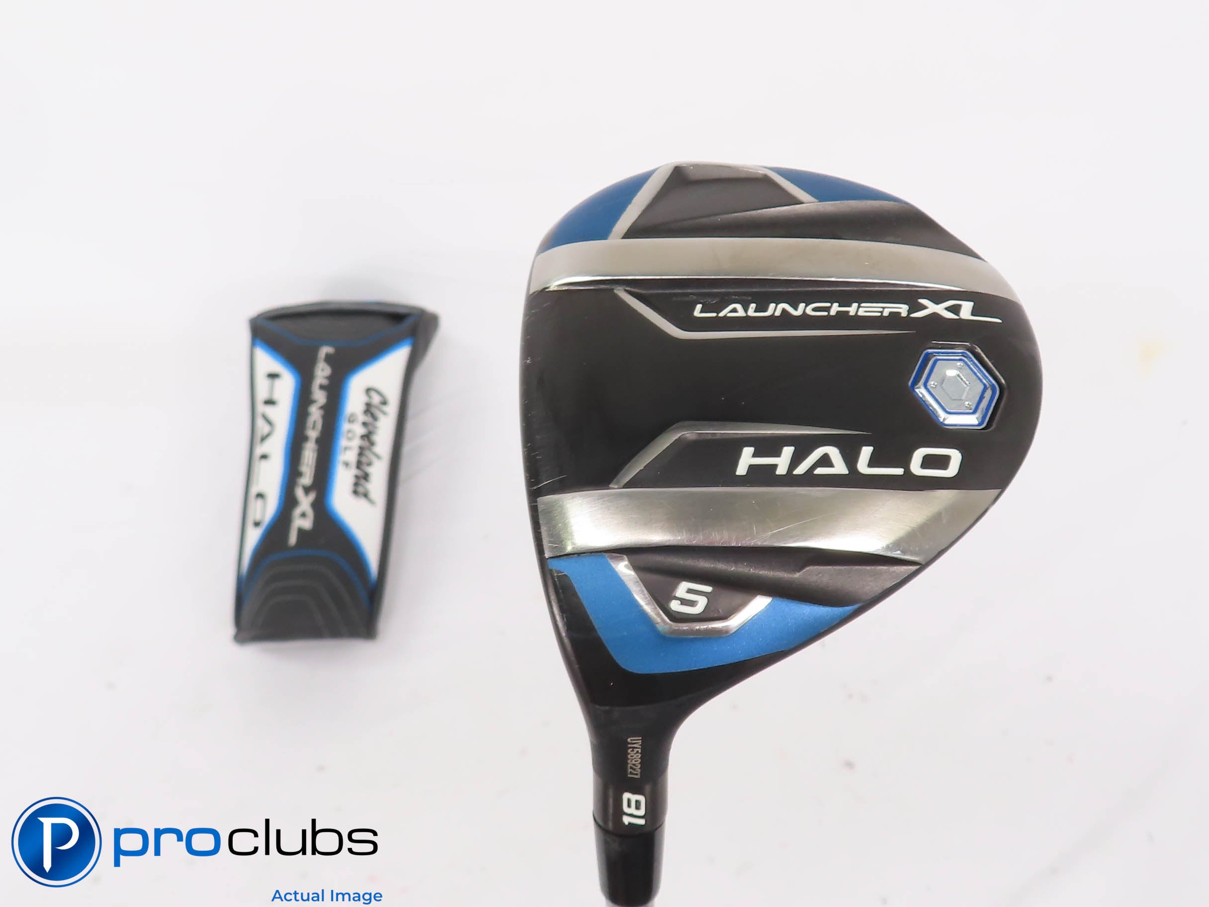 Left Handed Ladies Cleveland Launcher XL HALO 18* 5 WOOD w/HC Ladies Flex 449299