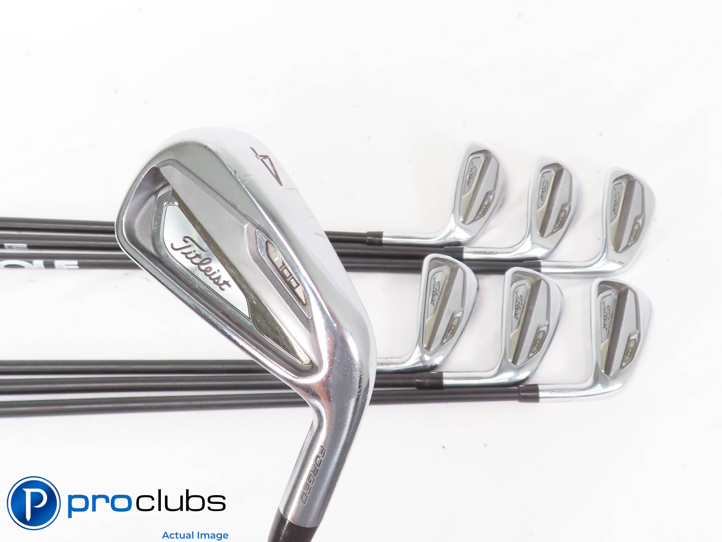 TITLEIST '2021 T100 IRONS 4-PW GRAPHITE LA GOLF L-SERIES 120 TX-FLEX SHAFTS