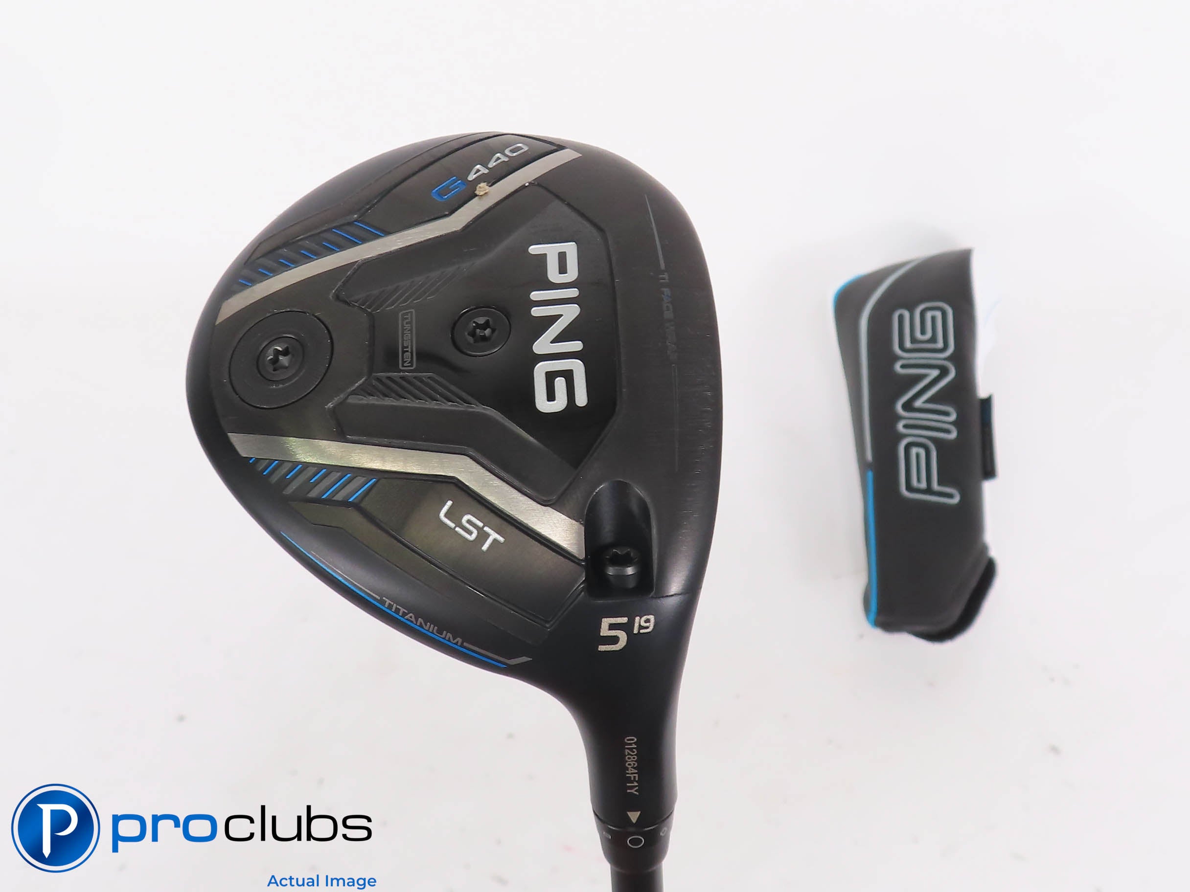 PING G440 LST TITANIUM 19* 5 WOOD STIFF FLEX w/HEADCOVER #449211