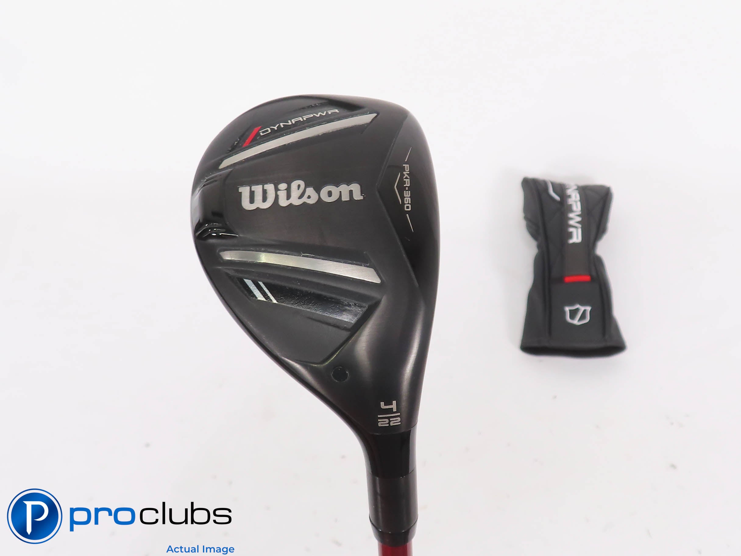 Nice Wilson '24 DYNAPWR 22* 4 HYBRID w/Cover Denali Red 70g Regular Flex 449237