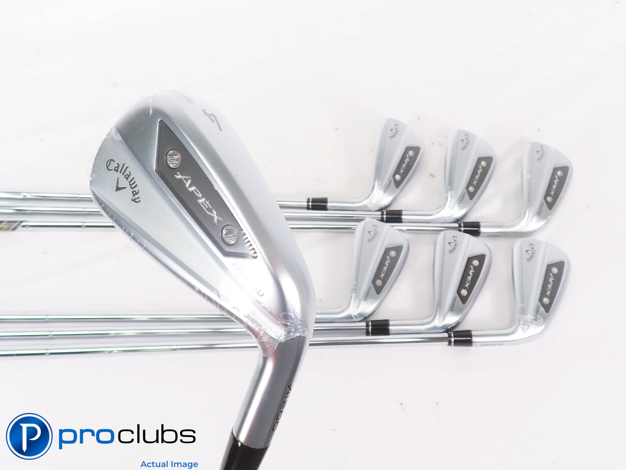 NEW Callaway '24 APEX Ai200 4-PW IRON SET - DG MID 100 Regular Flex Steel 449273