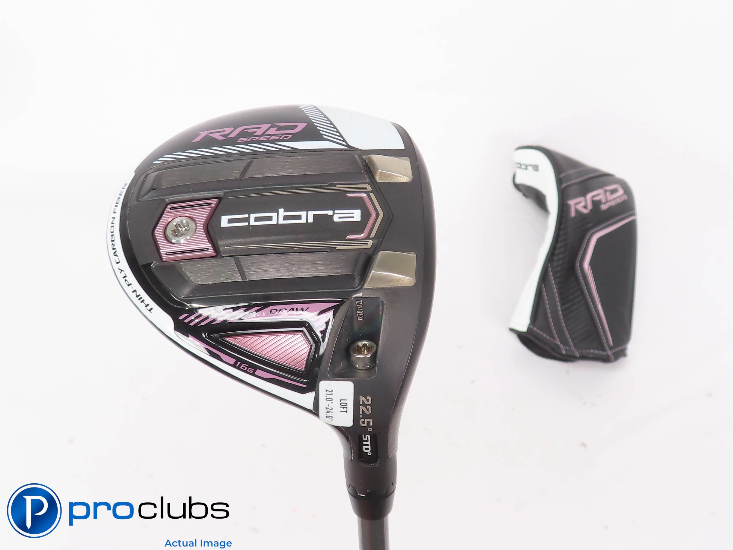 Mint Ladies Cobra RADSPEED 22.5* 5 WOOD w/HC - Riptide CB 40g Ladies Flex 449095