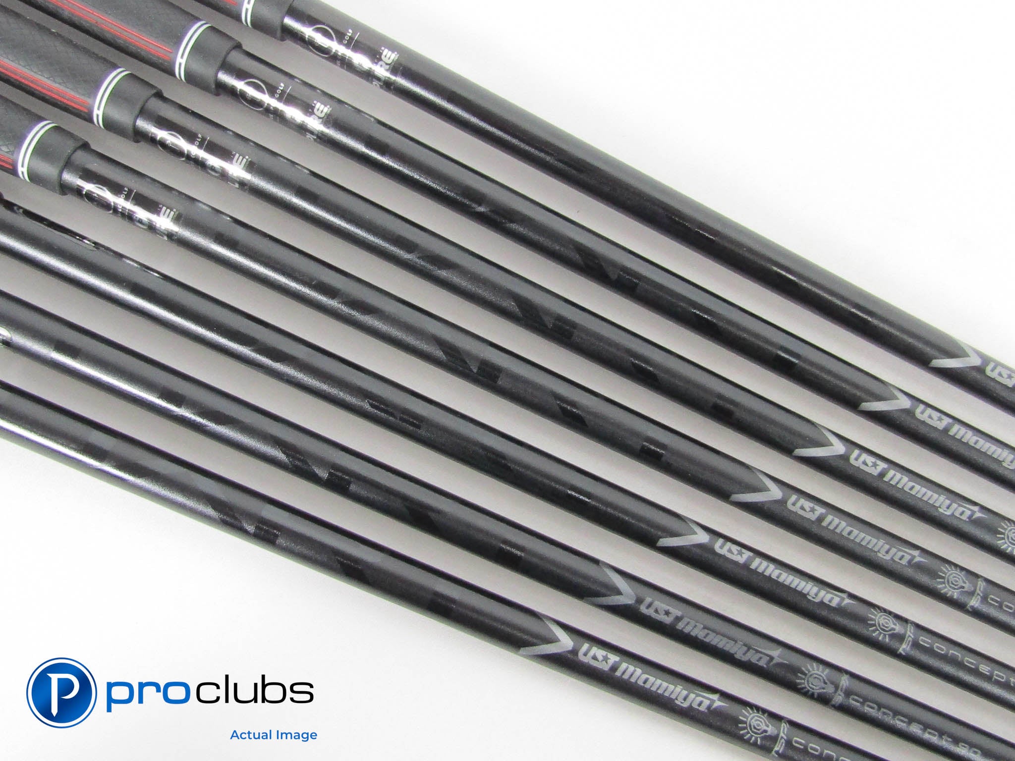 UST Mamiya DART V TSPX Concept 90 Stiff Graphite Iron Shaft Set .370" #448483