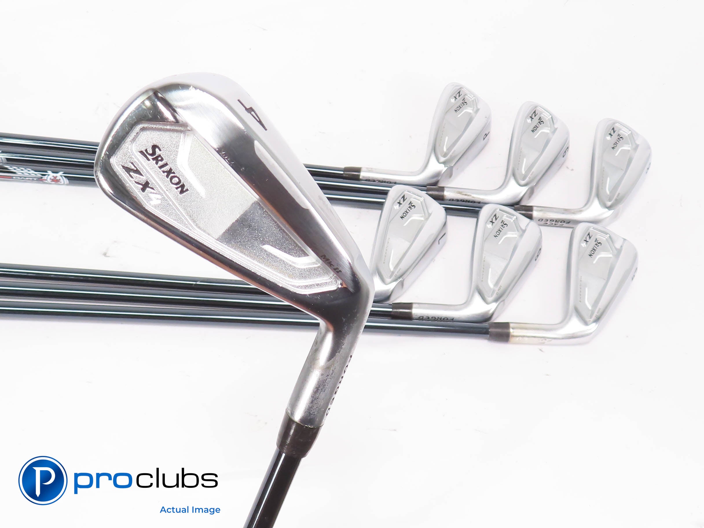 Nice Srixon ZX4 MK II 4-PW IRON SET -Recoil Dart 65 Regular Flex Graphite 453412