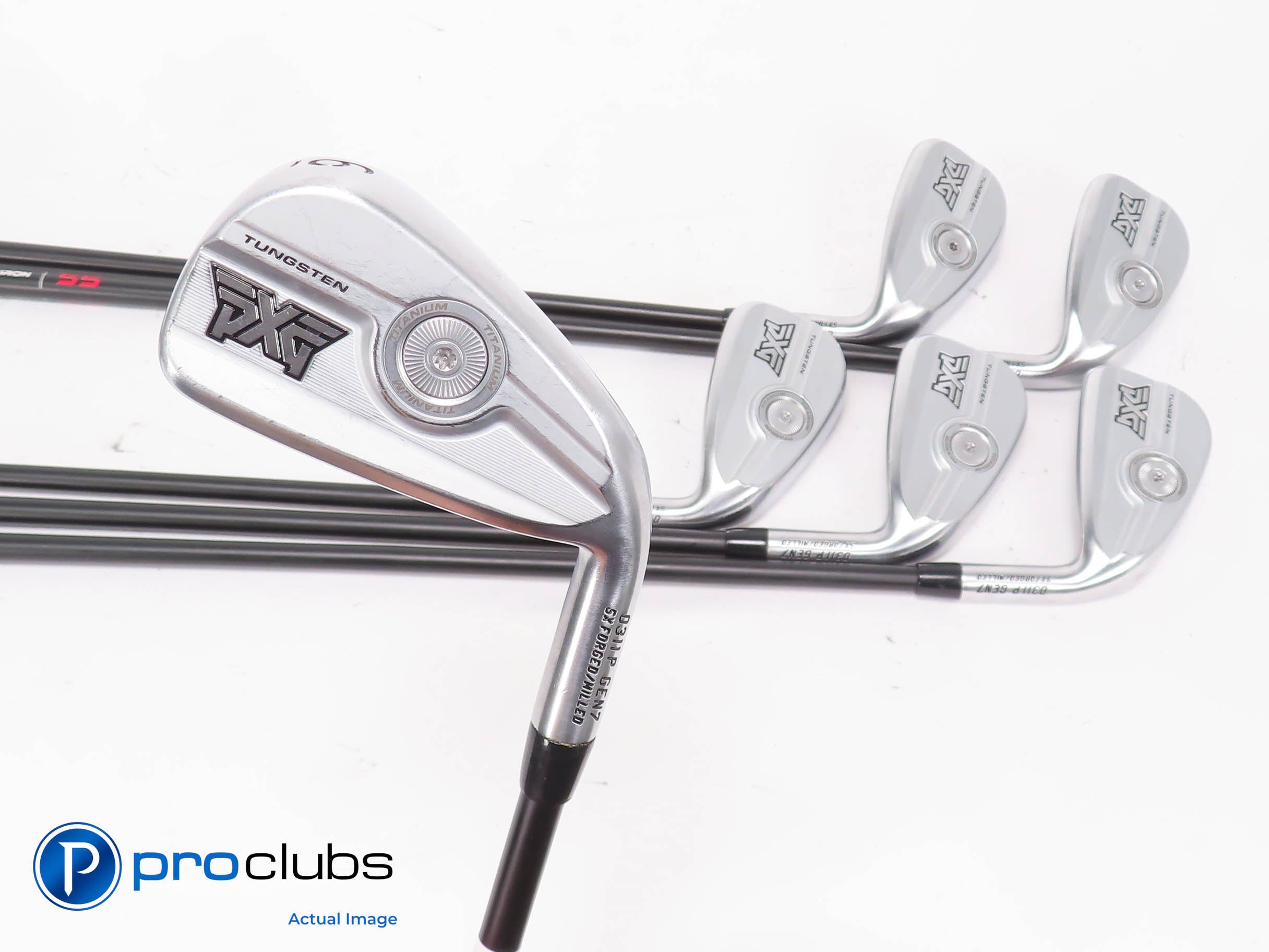Nice PXG 0311P Gen7 6-PW,GW IRON SET - KBS MAX 55 Senior Flex Graphite 453638