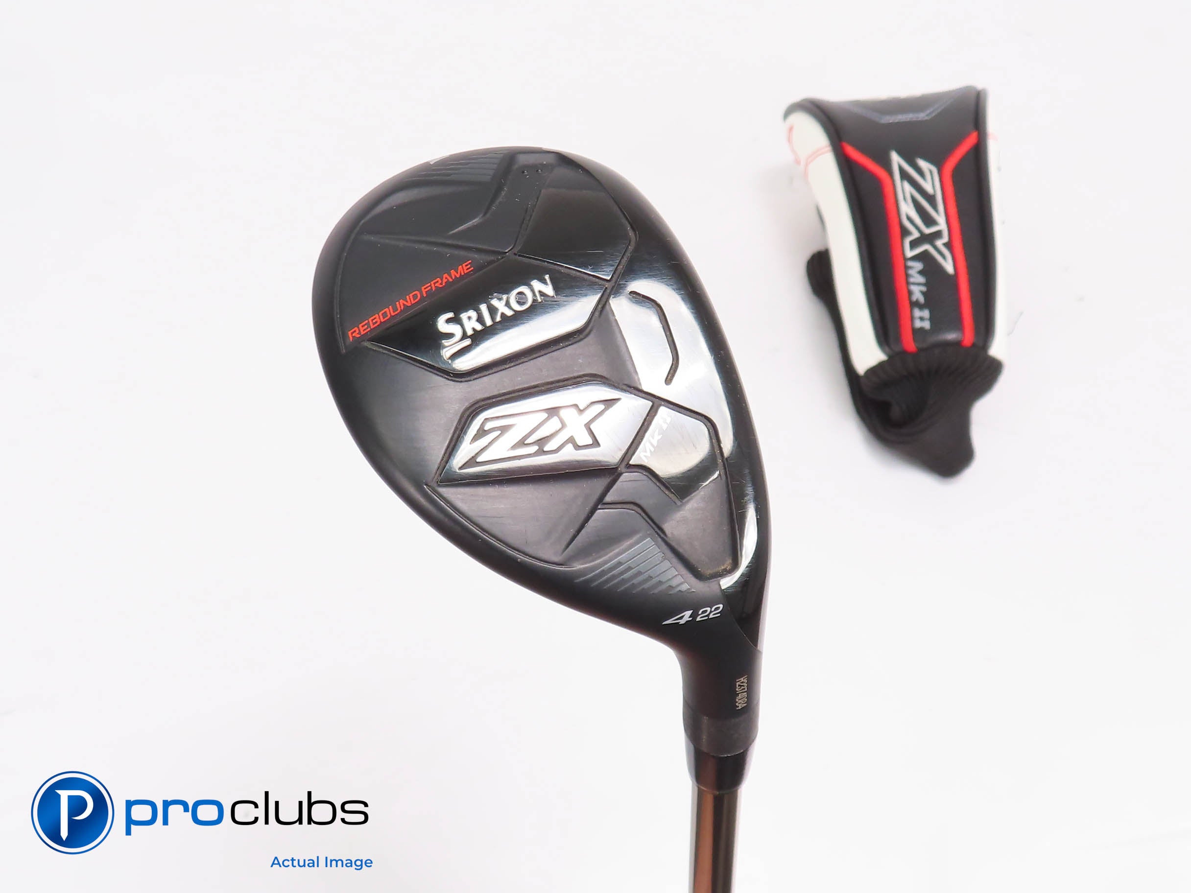 Nice Srixon ZX MK II 22* 4 HYBRID w/Cover - Recoil ES 65 F2 Senior Flex 453707