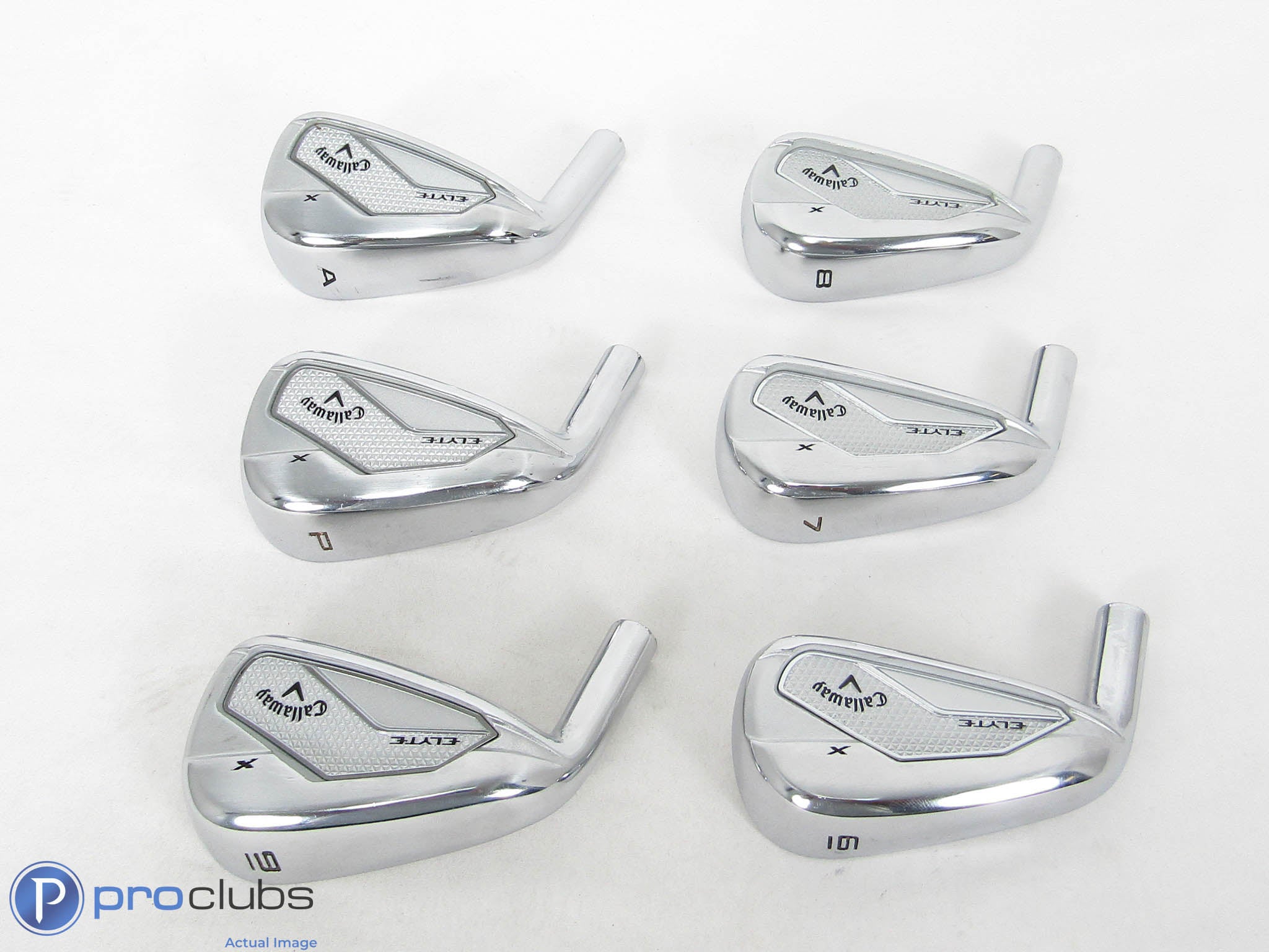 Left Handed! Callaway Elyte X 6-PW,GW - Iron Set Head Only - 453204