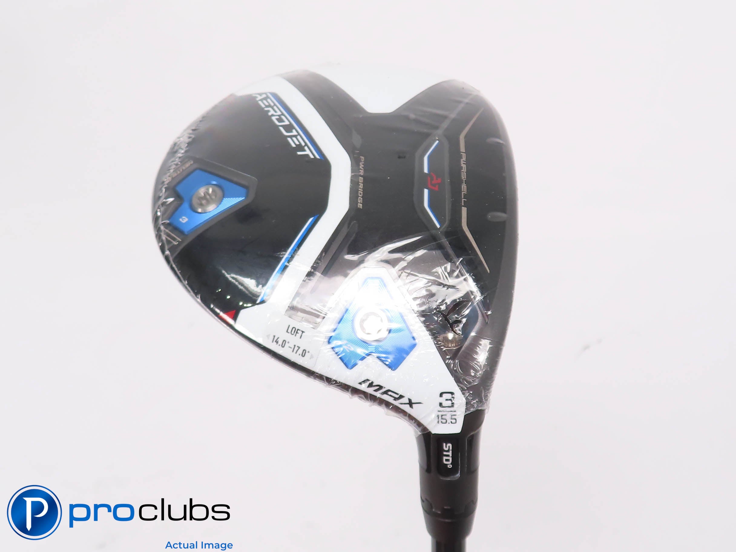 NEW Cobra AEROJET MAX 15.5* 3 WOOD - Mitsubishi Kai'li Blue 60 Stiff Flex 453964