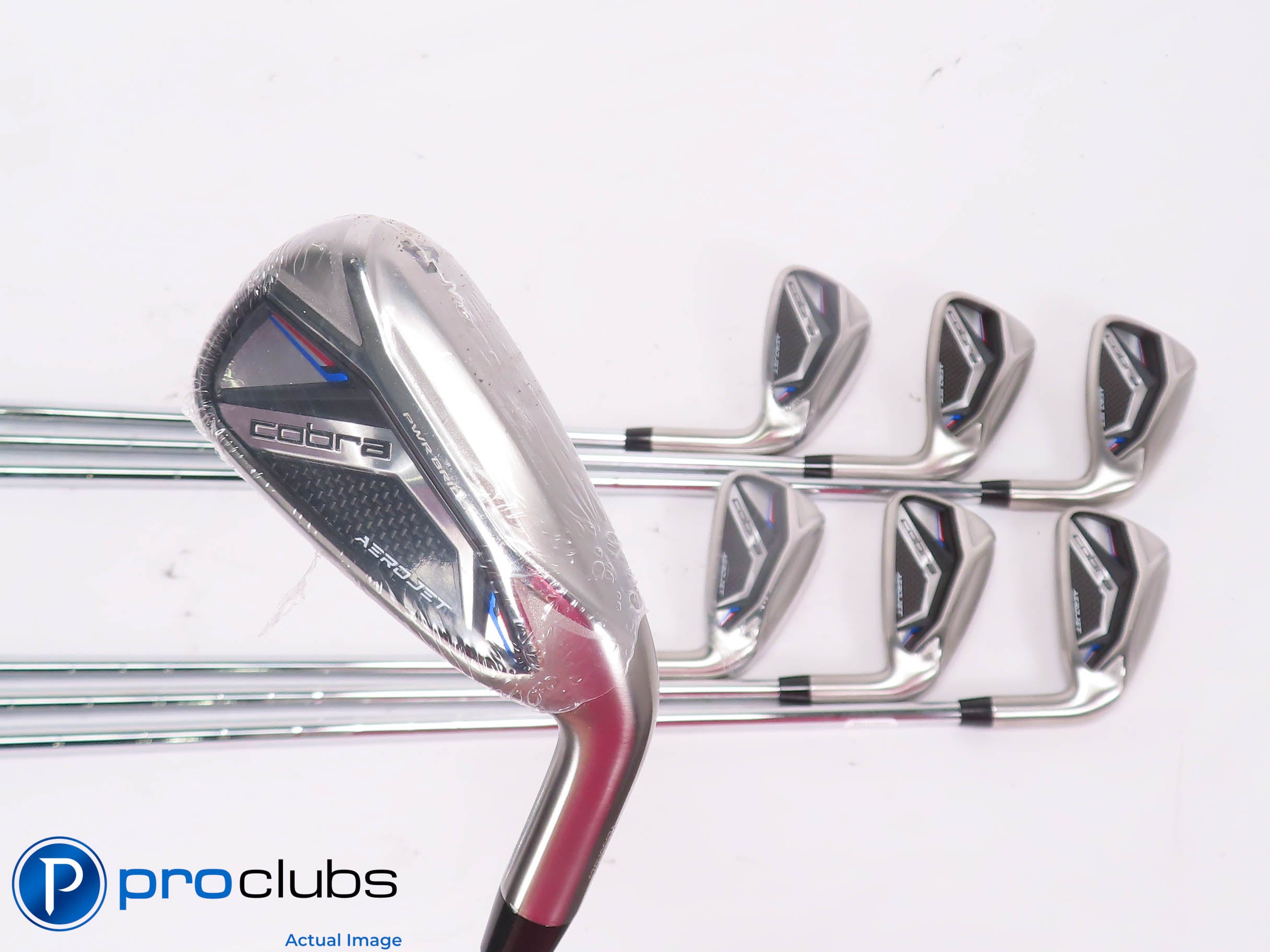 NEW Cobra AEROJET 4-PW IRON SET - KBS Tour Lite Regular Flex Steel 454500