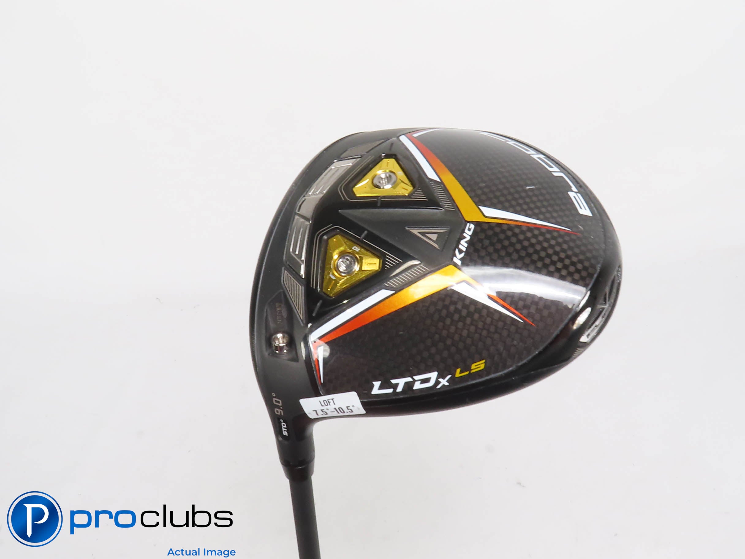 Left Handed COBRA LTD LS 9* DRIVER Blk/Gld - Cypher 50 Stiff Flex - 410648