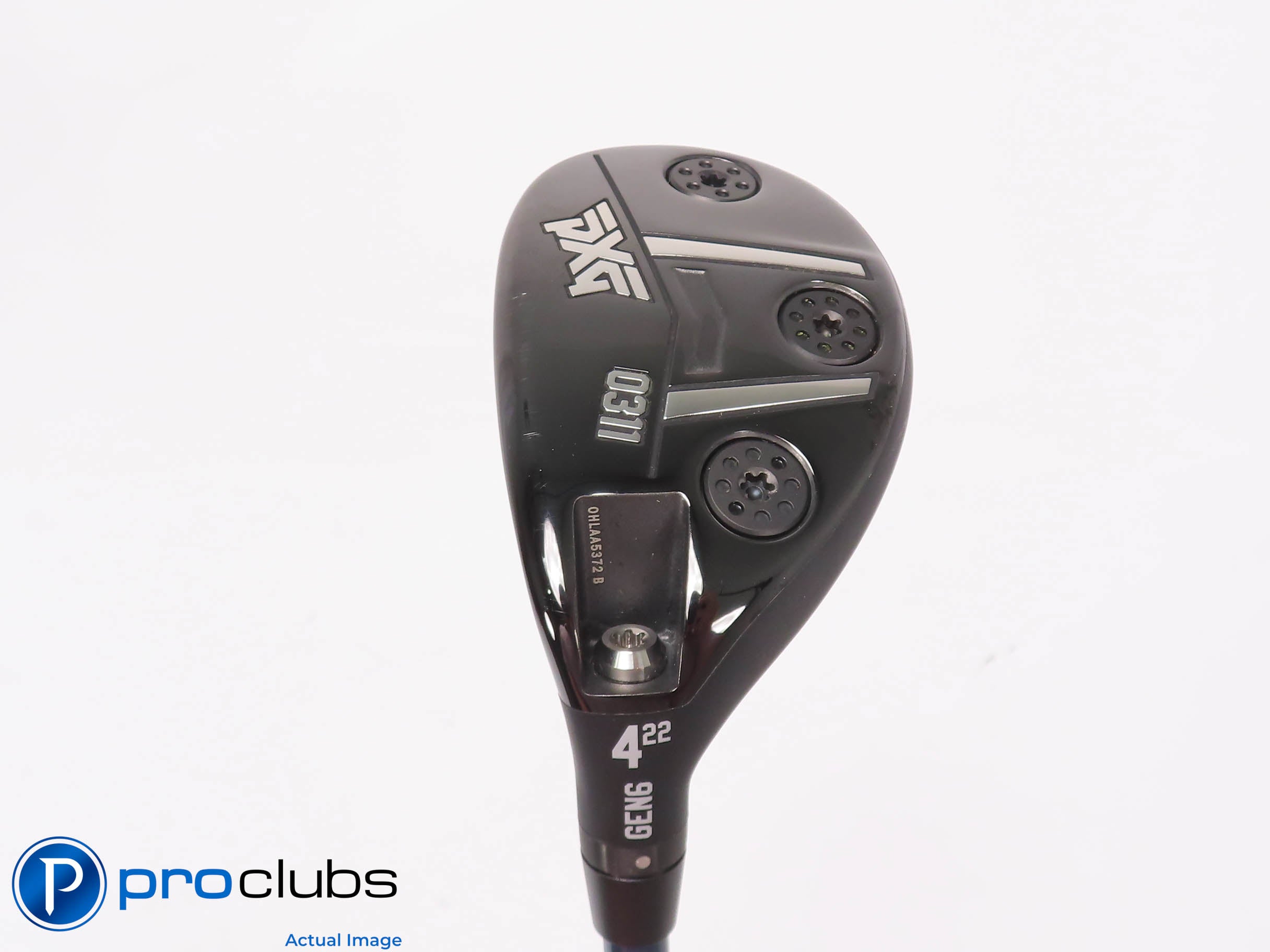 Left Handed PXG 0311 Gen6 22* 4 Hybrid - Denali Blue 80g 6.0 Stiff - 454344