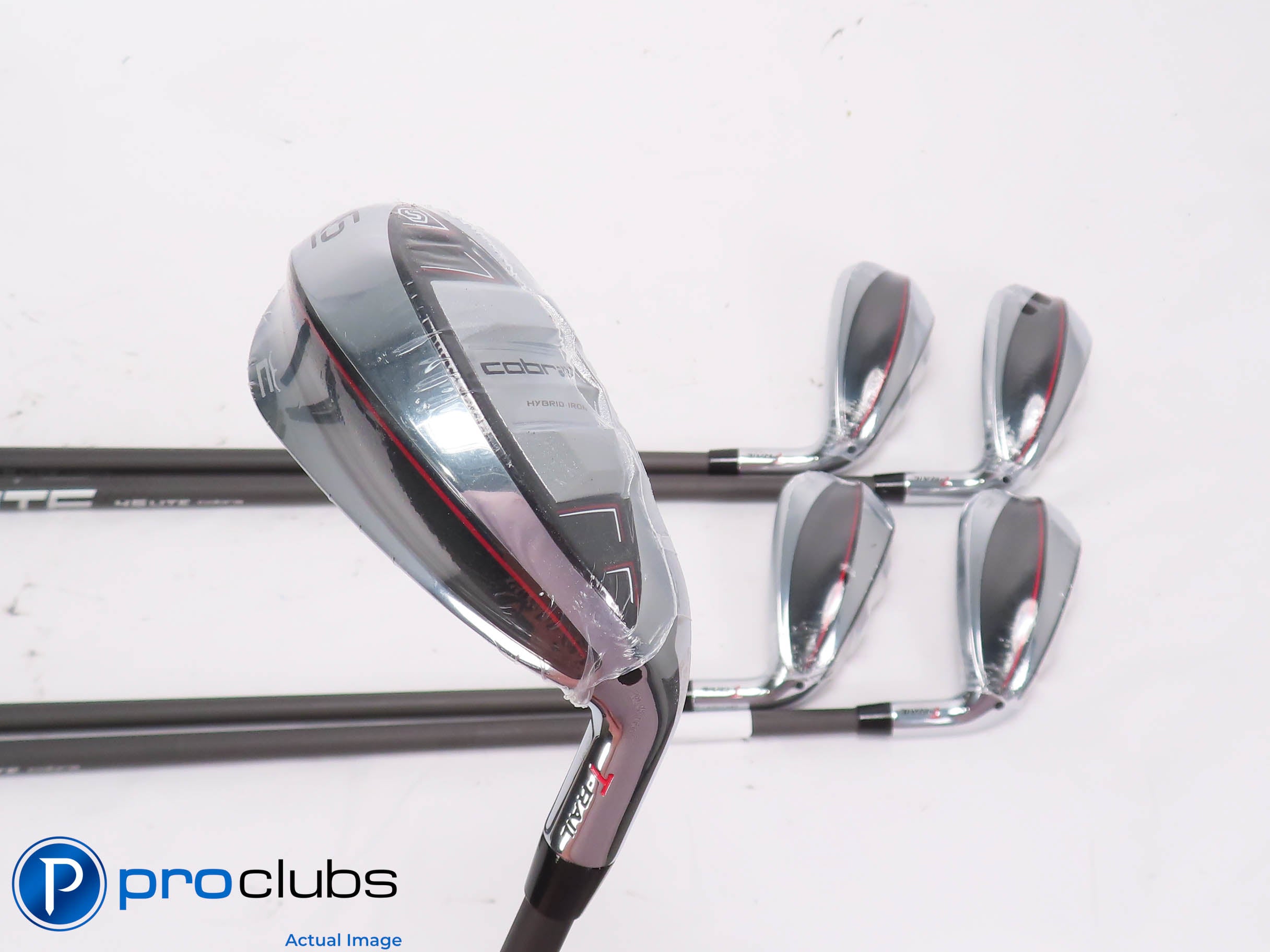 NEW Cobra '23 T-RAIL 6-PW Hybrid IRON SET - Cobra 45 Senior Flex Graphite 454498