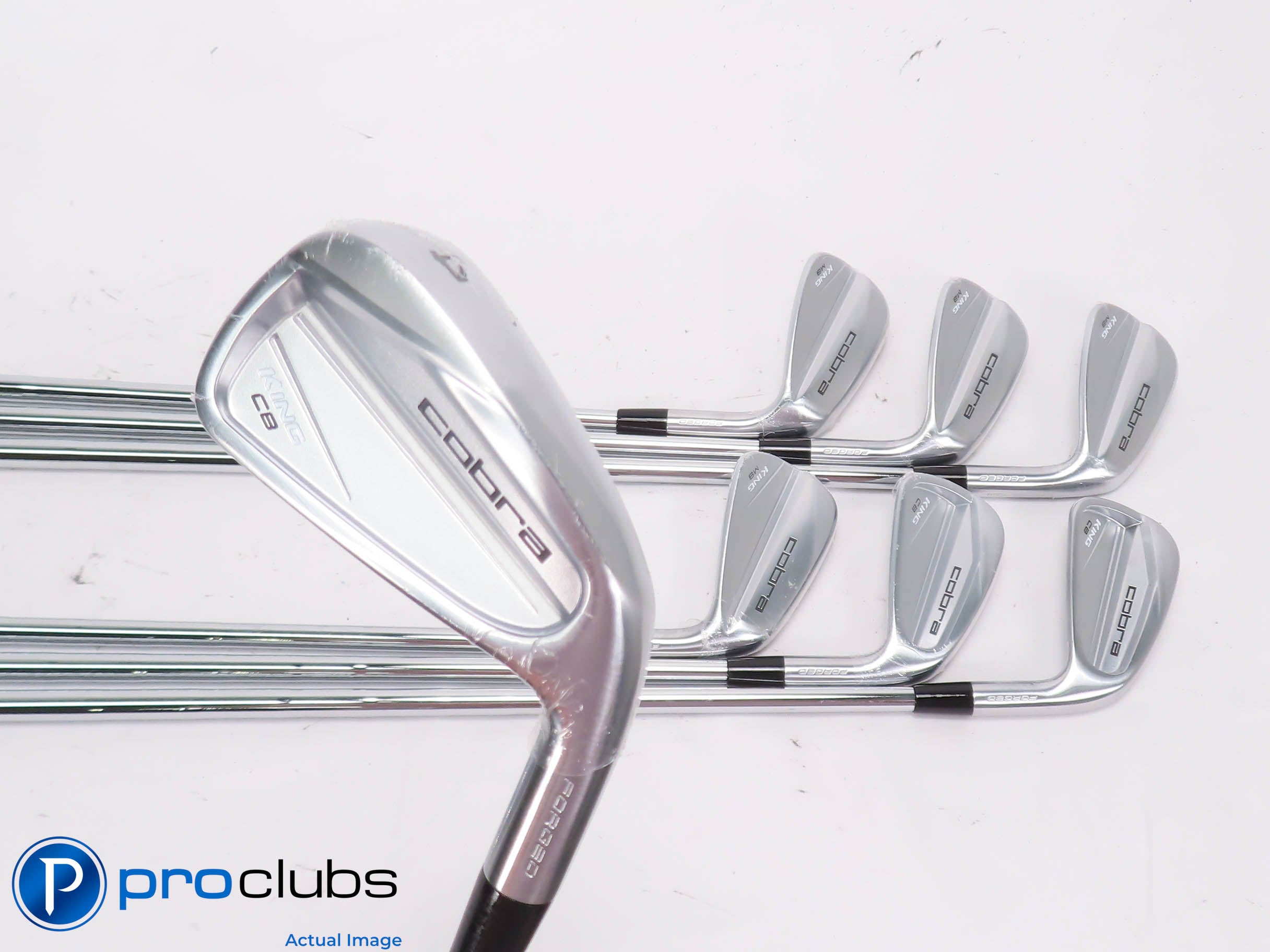 NEW Cobra '23 KING CB/MB 4-PW Combo IRON SET - KBS 120 Stiff Flex Steel 454492