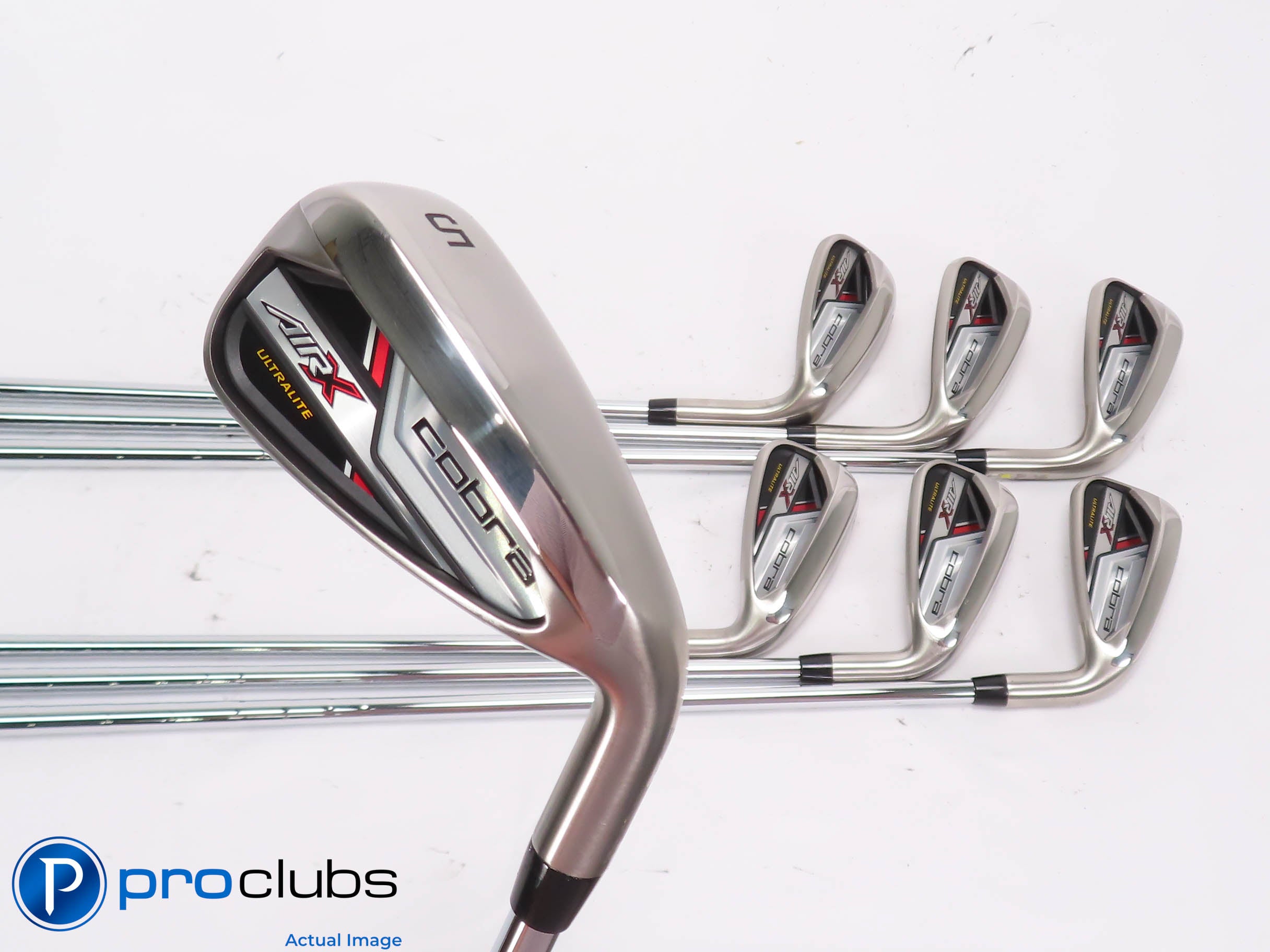 NEW Cobra '24 AIR-X 5-PW,GW IRON SET - Cobra Regular Flex Steel 454513