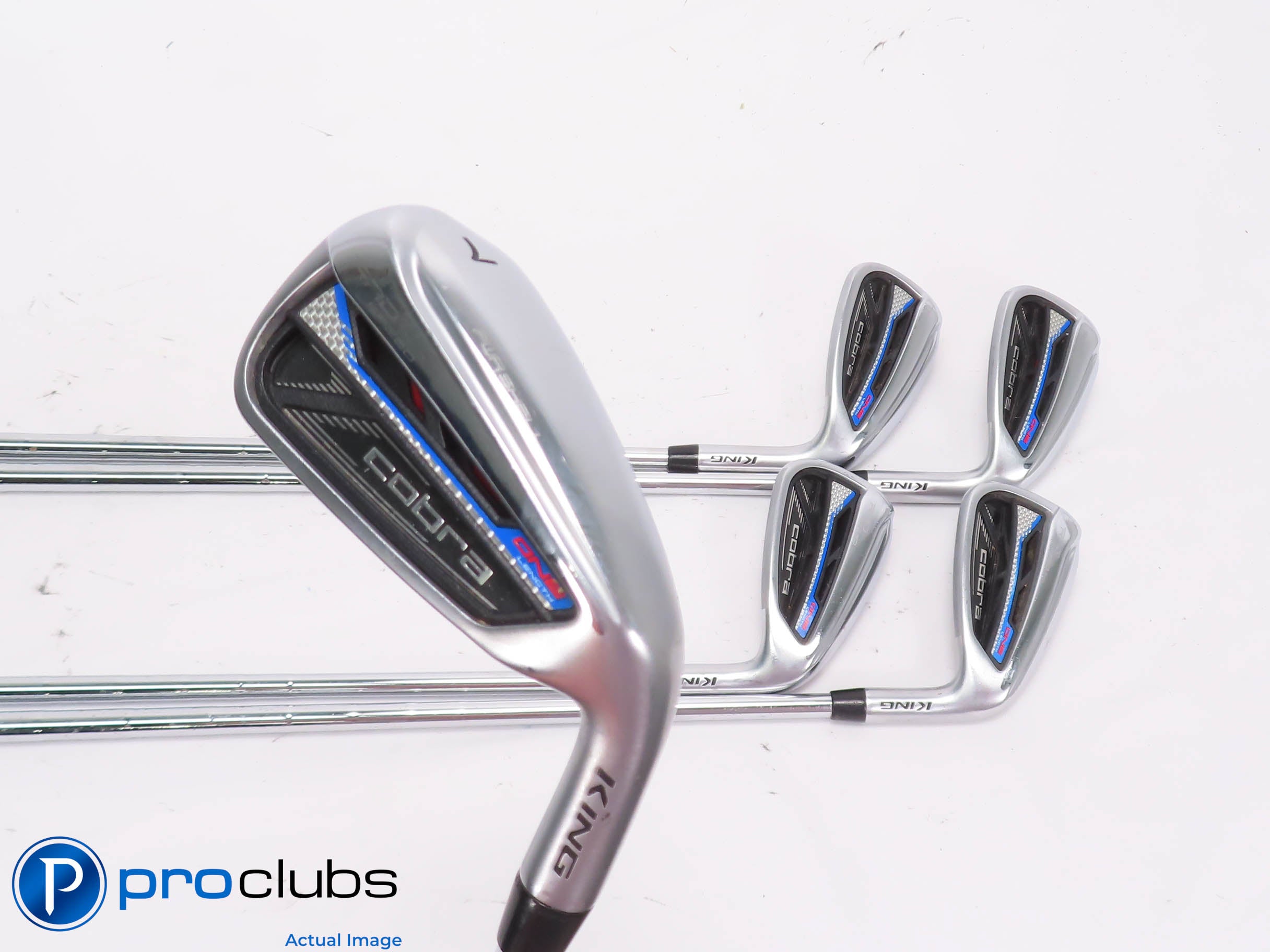 Nice Cobra RAD Speed ONE Length 7-PW,GW IRON SET - KBS Tour Stiff Flex 453993