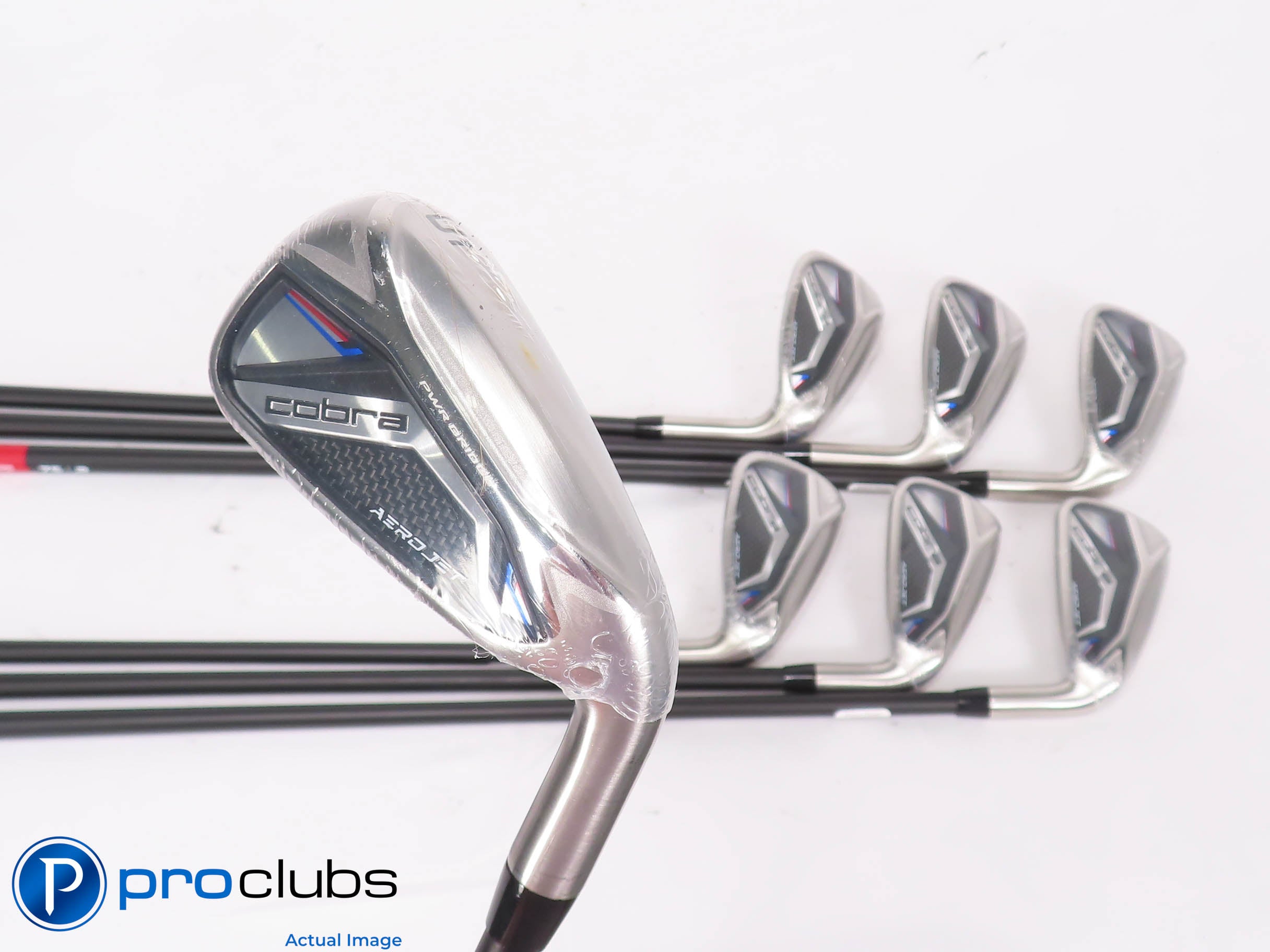 NEW Cobra AEROJET 5-PW,GW IRON SET - KBS PGI 75 Regular Flex Graphite 454505