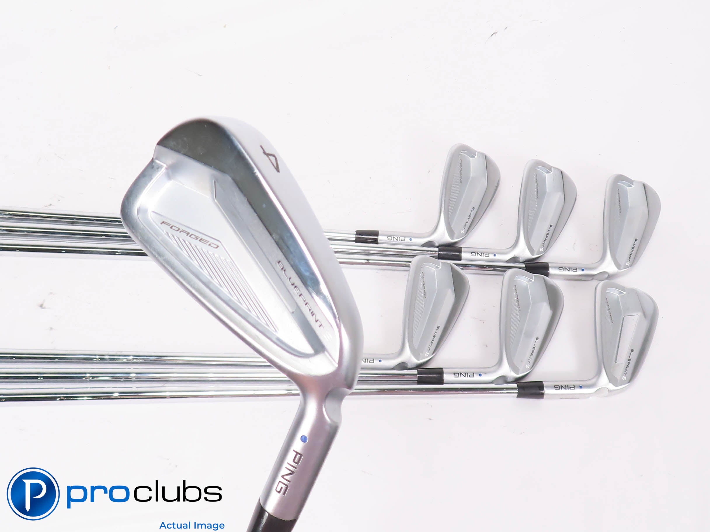 Nice Ping Blueprint S 4-PW IRON SET Blue Dot - KBS 130 X-Flex Steel +3/4" 454588