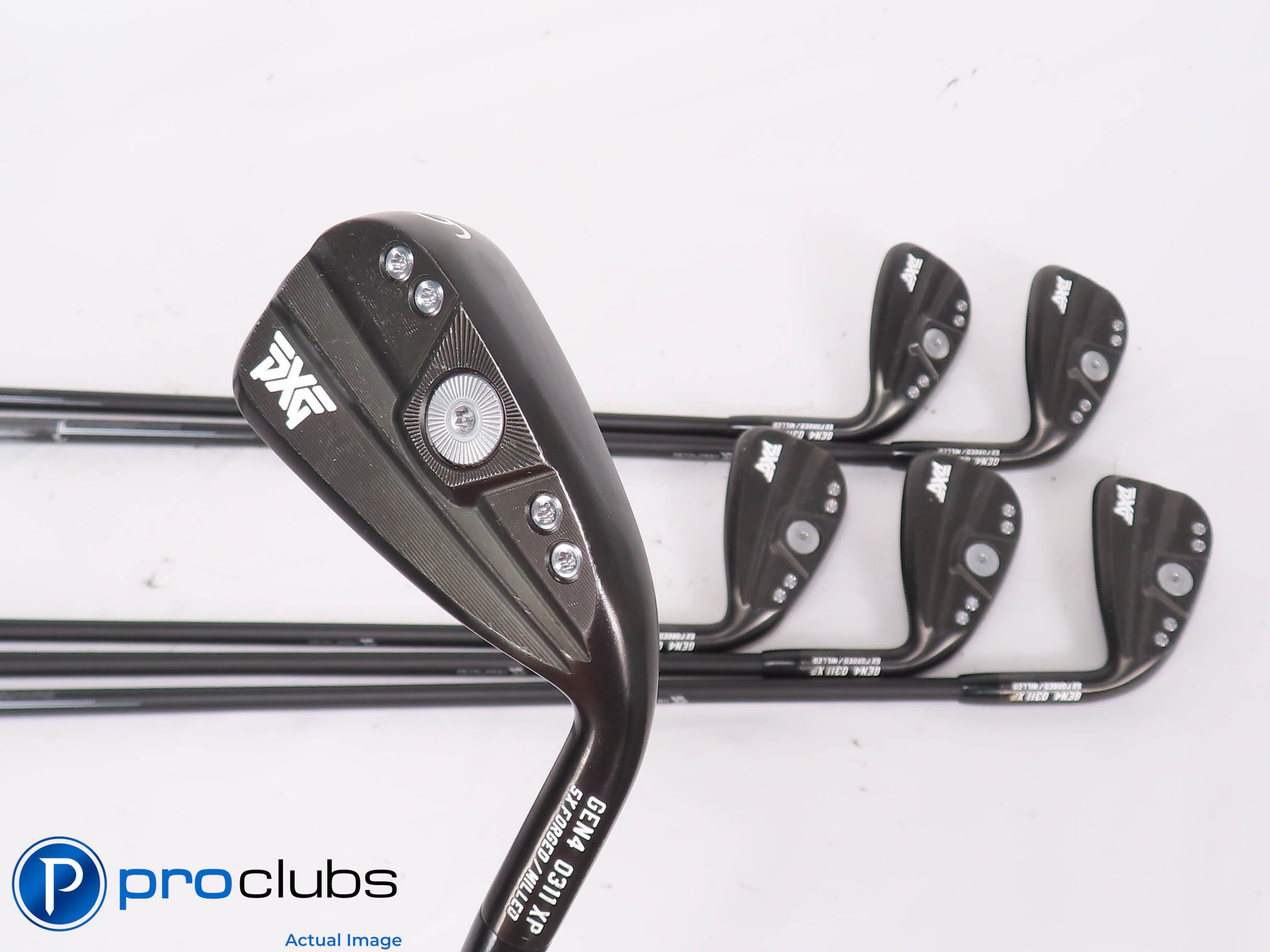 Nice PXG 0311XP Gen4 Black 6-PW,GW IRON SET - MMT 60 Senior Flex Graphite 454522