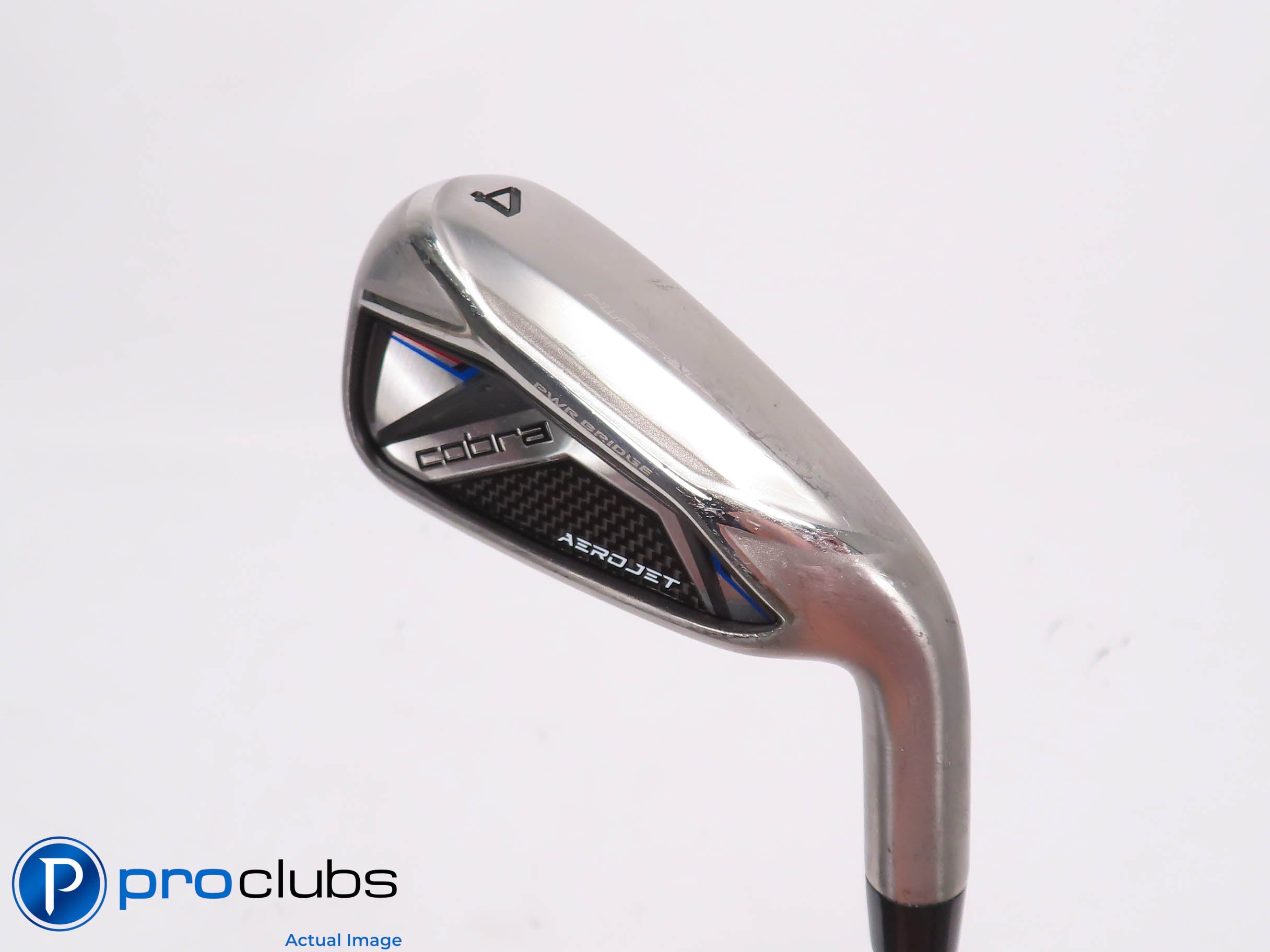 Nice Cobra AEROJET 18.5* 4 IRON - KBS $-Taper 130 X-Flex Steel 454303