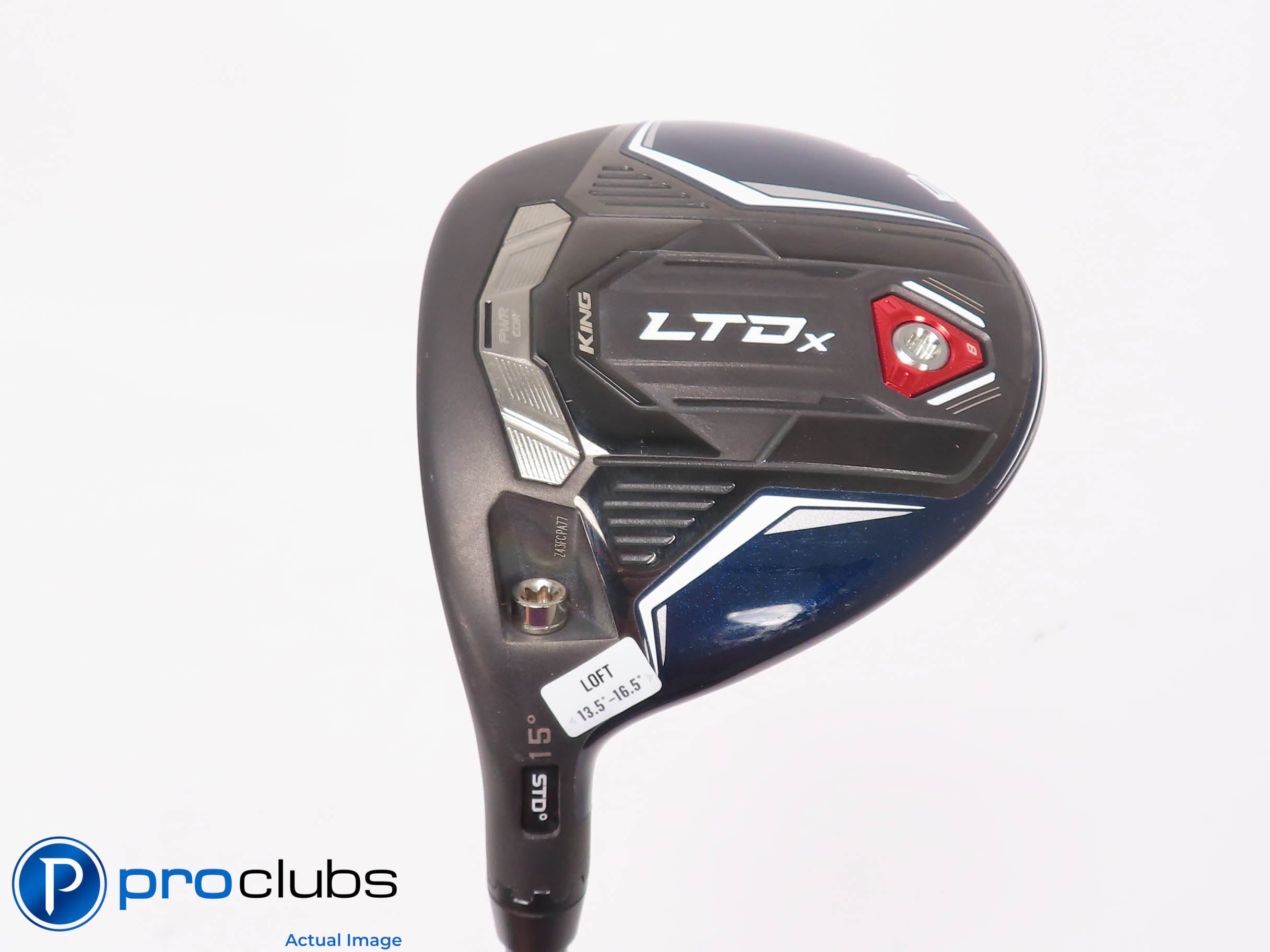 Left Handed Cobra LTDx 15* 3 WOOD Peacoat - LINQ Red 5F3 Regular Flex 452134