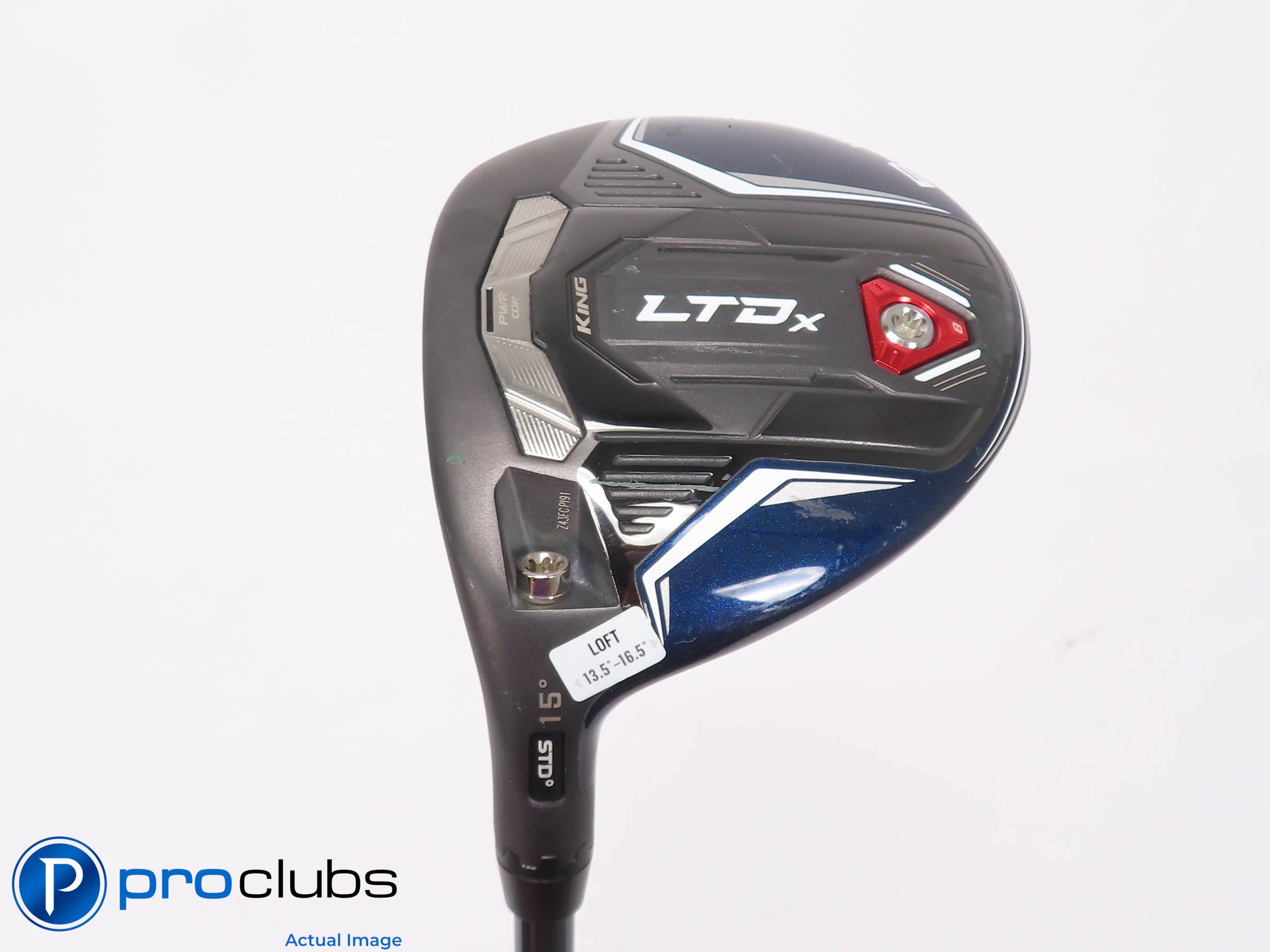 Left Handed Cobra LTDx 15* 3 WOOD Peacoat - LINQ Red 5F3 Regular Flex 452128