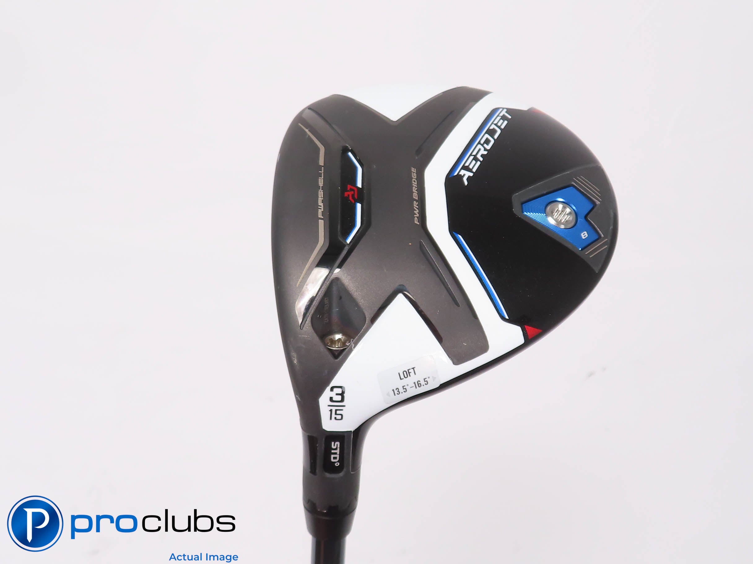 Left Handed Cobra AEROJET 15* 3 WOOD - LINQ Blue M40X 7F4 Stiff Flex 452545