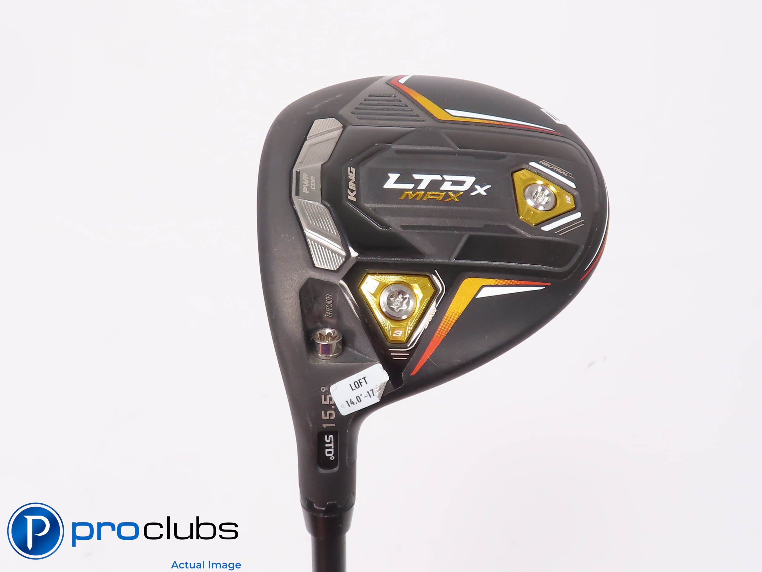 Left Handed Cobra LTDx MAX 15.5* 3 WOOD Black - Helium 5F2 Senior Flex 452254