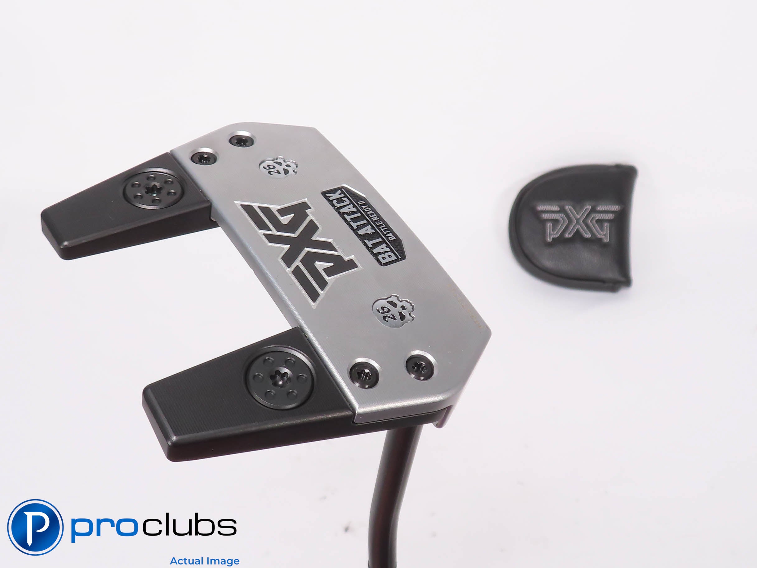Nice PXG Battle Ready II BAT ATTACK Single Bend 34" PUTTER w/Cover 452670