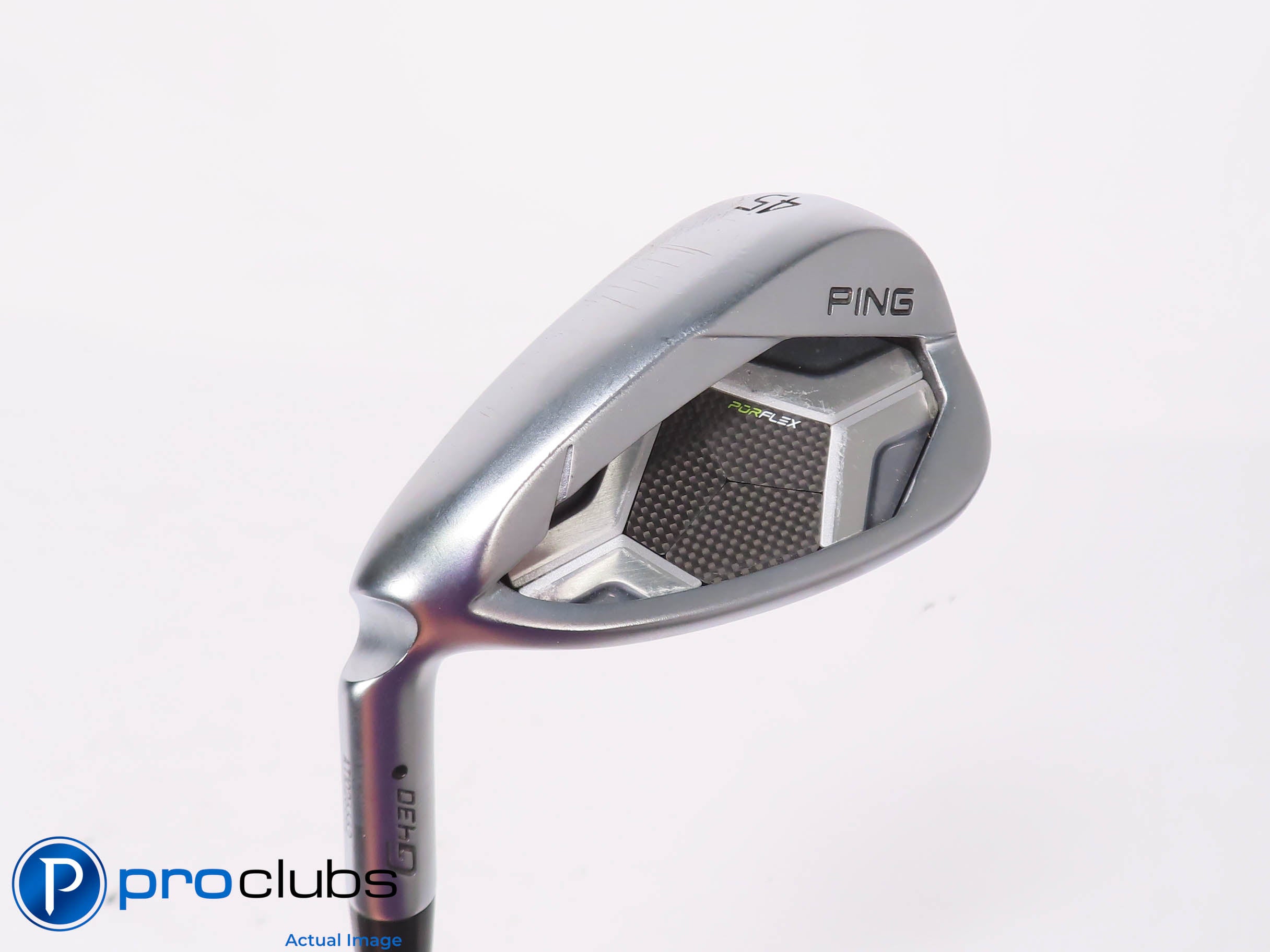 Nice Left Handed Ping G430 45* GAP WEDGE Black Dot - Regular Flex Steel 452654