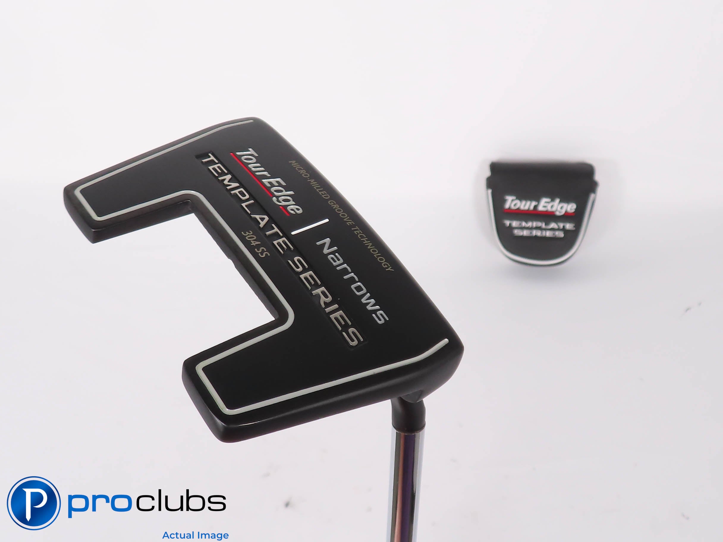 Mint! Tour Edge Narrows Template Series 35" Putter w/Cover - 452386