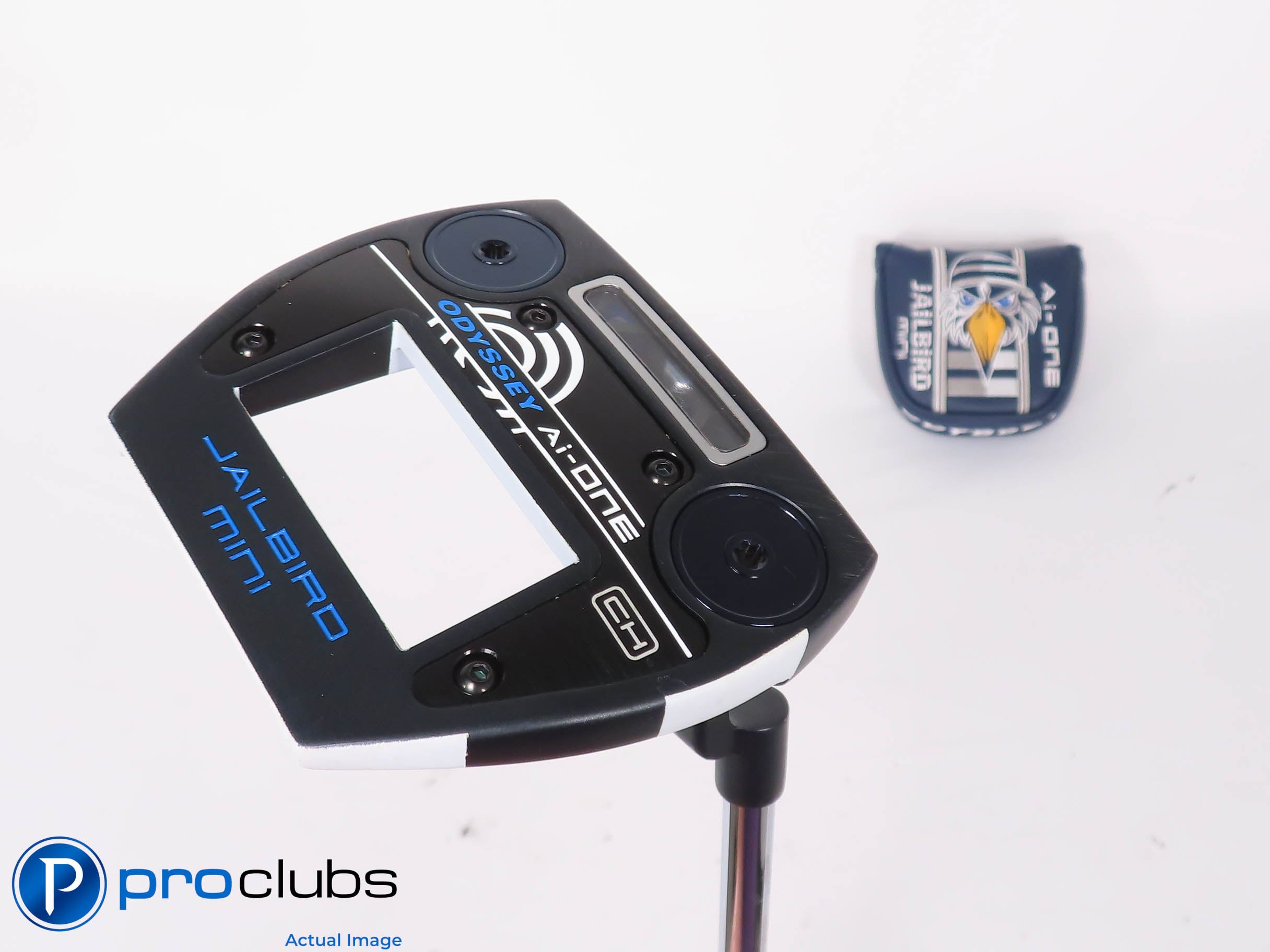 Nice! Odyssey Ai-ONE JAILBIRD MINI CH 35" Putter w/Cover #452394