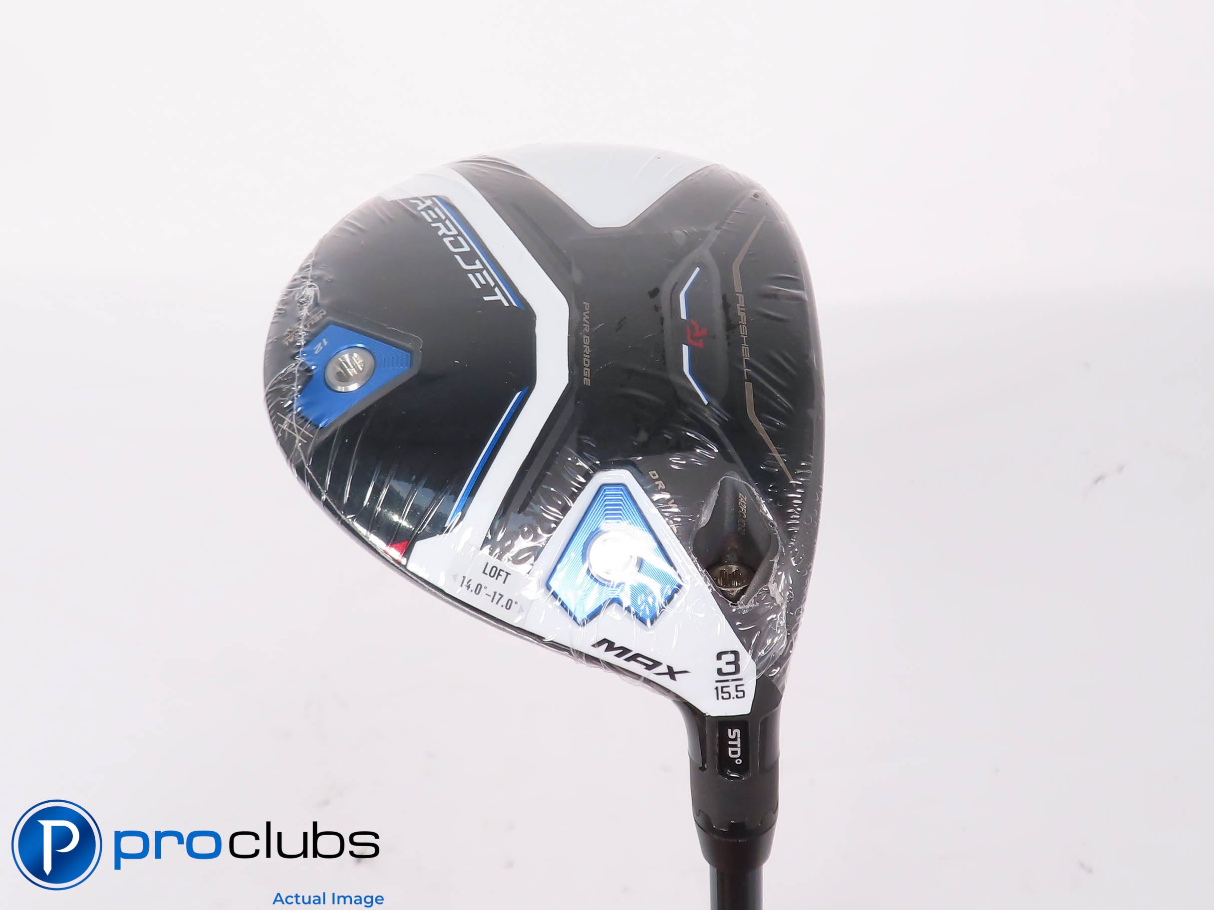 New! Cobra Aerojet MAX 15.5* 3 Wood - UST LINQ Blue 7F4 Stiff Flex - 452512