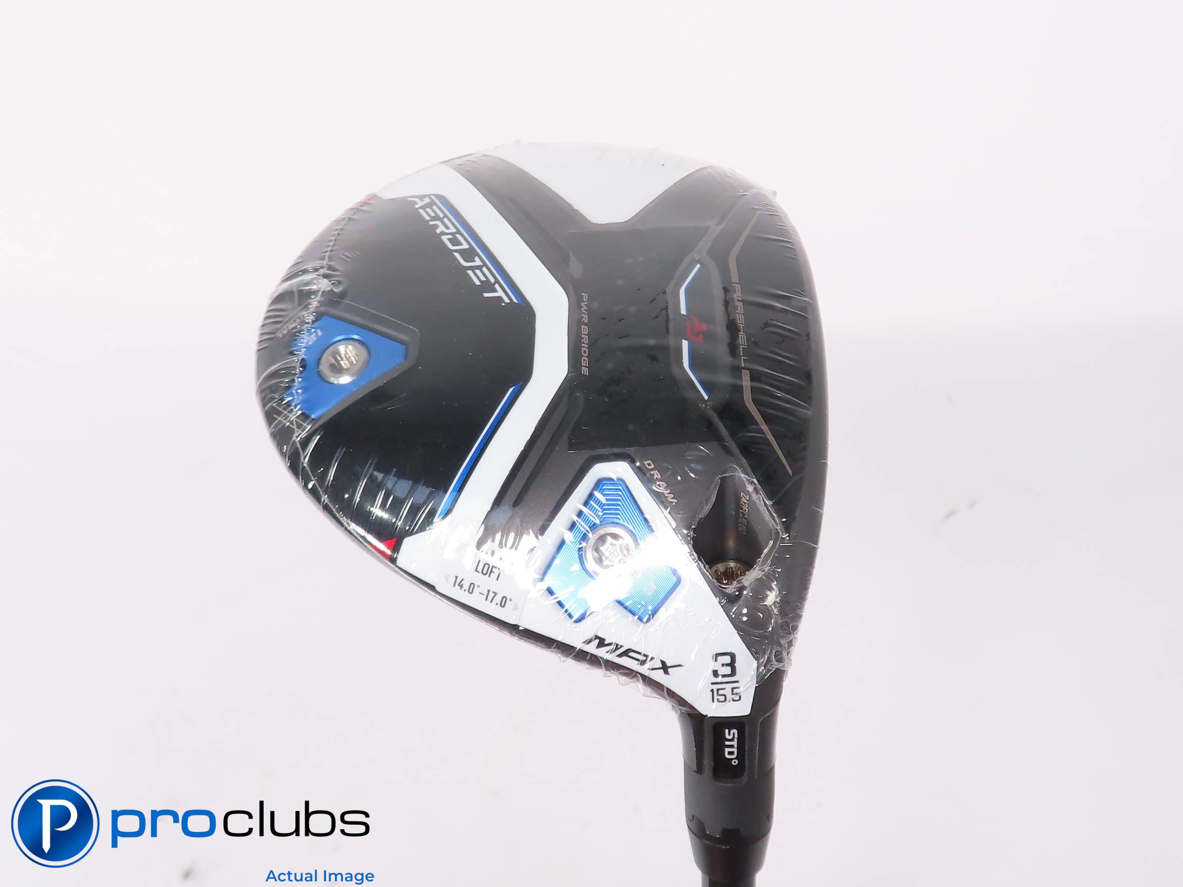 New! Cobra Aerojet MAX 15.5* 3 Wood - Mitsubishi Kai'li Red 50g Stiff - 452511