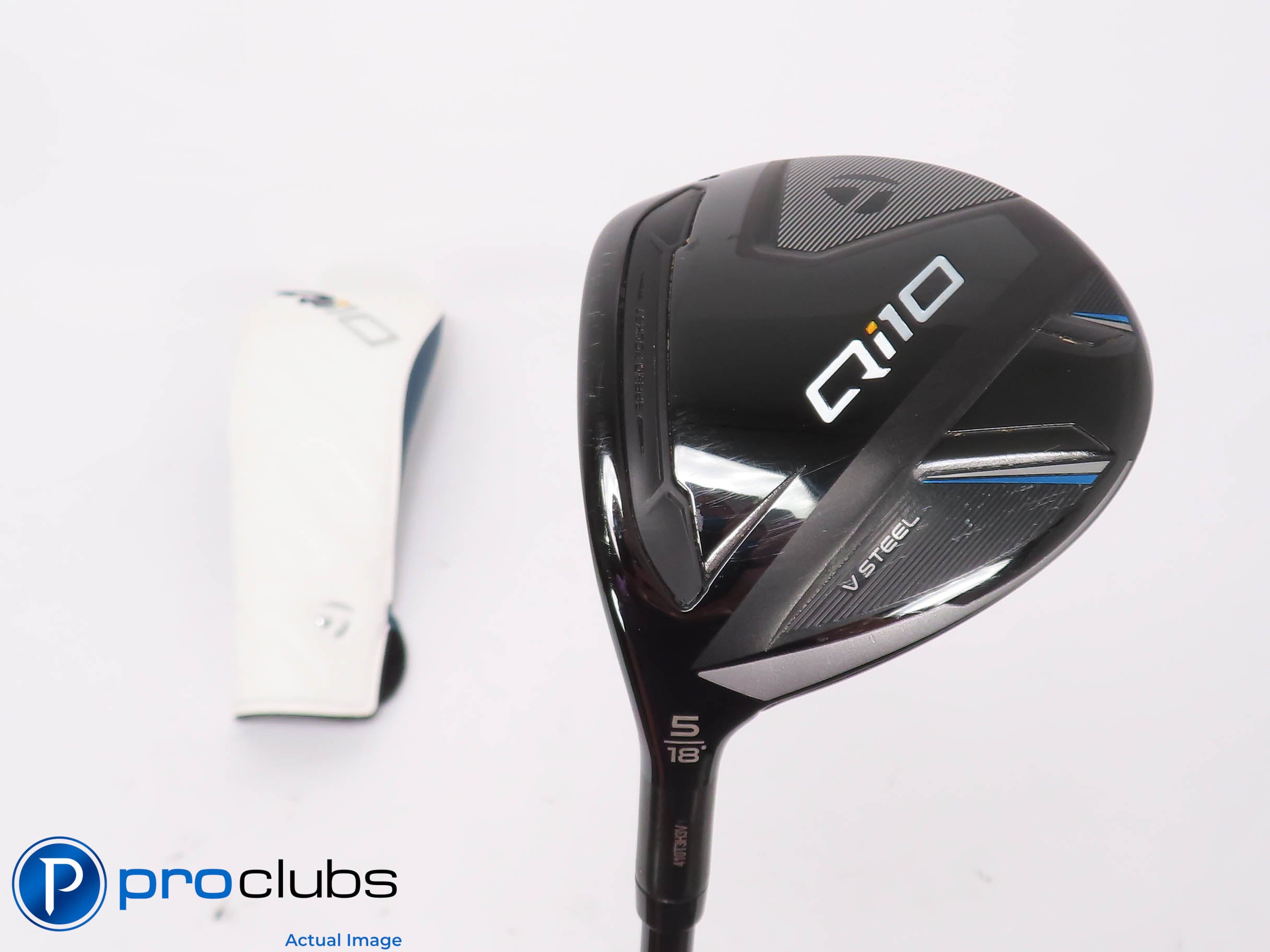 Left Handed TaylorMade Qi10 18* 5 Wood w/HC - Ventus TR Blue 6-S Stiff - 452406