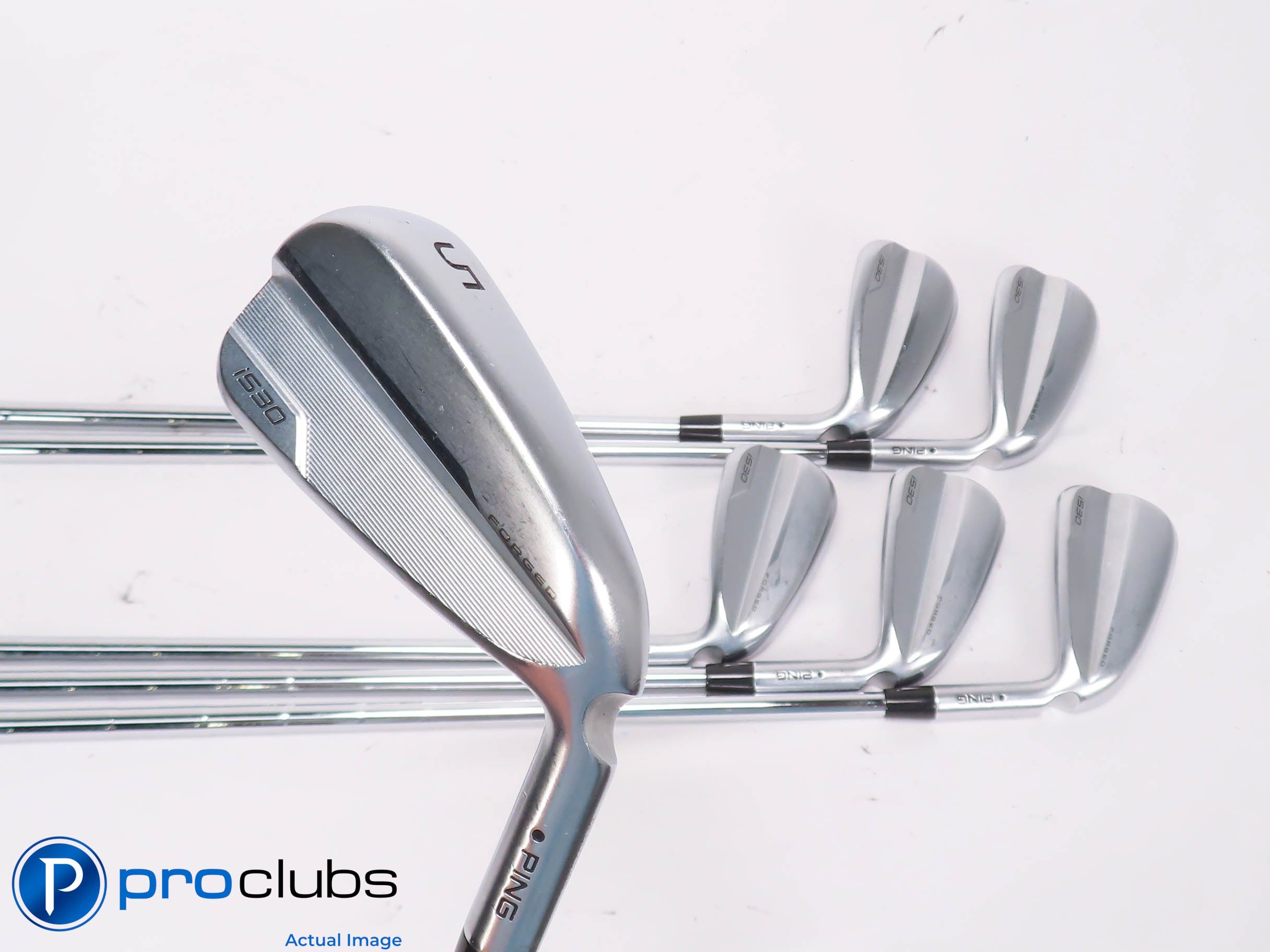 Nice Ping i530 5-PW IRON SET Black Dot -KBS Tour Regular Flex Steel +1/4" 452867