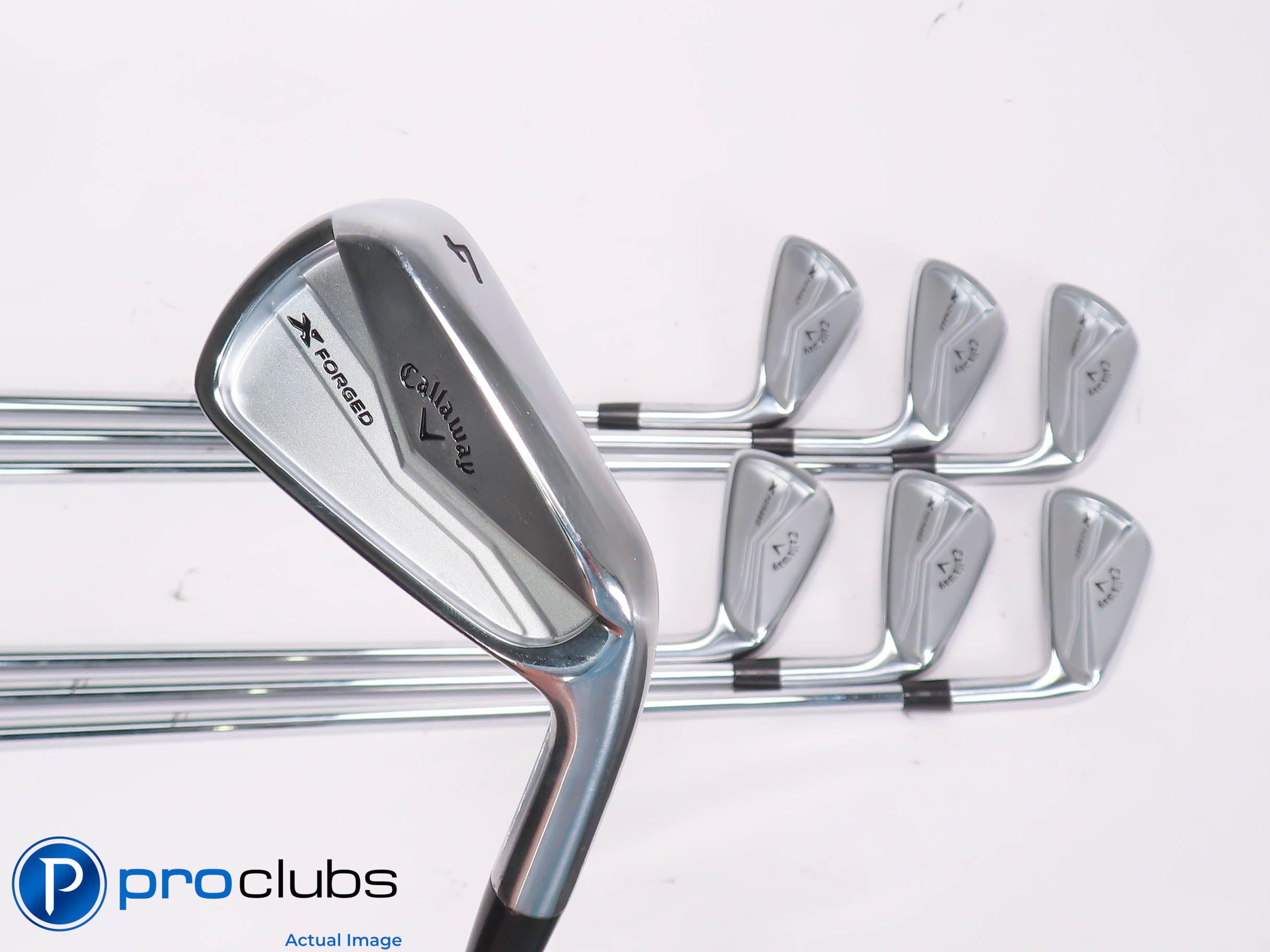 Nice Callaway JAPAN '24 X-Forged 4-PW IRON SET Rifle 7.2 6.5 X-Flex +1/2" 452826