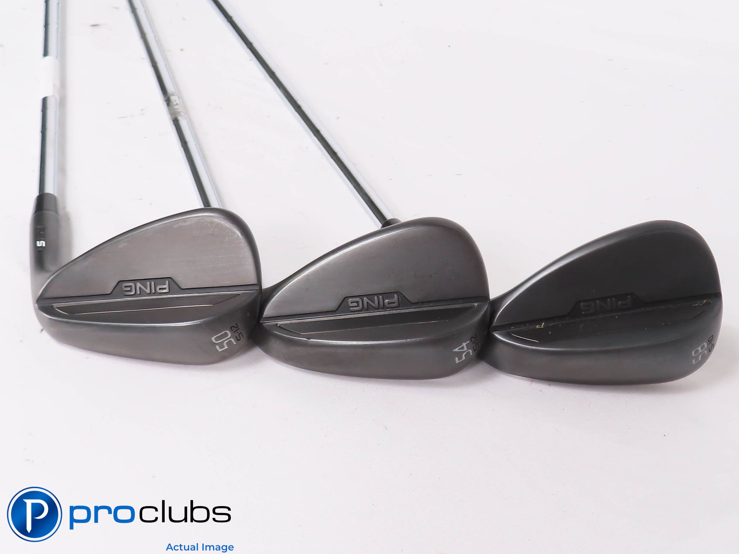 Nice Ping S159 Black 50*,54*,58* WEDGE SET - Ping ZZ115 Wedge Flex Steel 452381