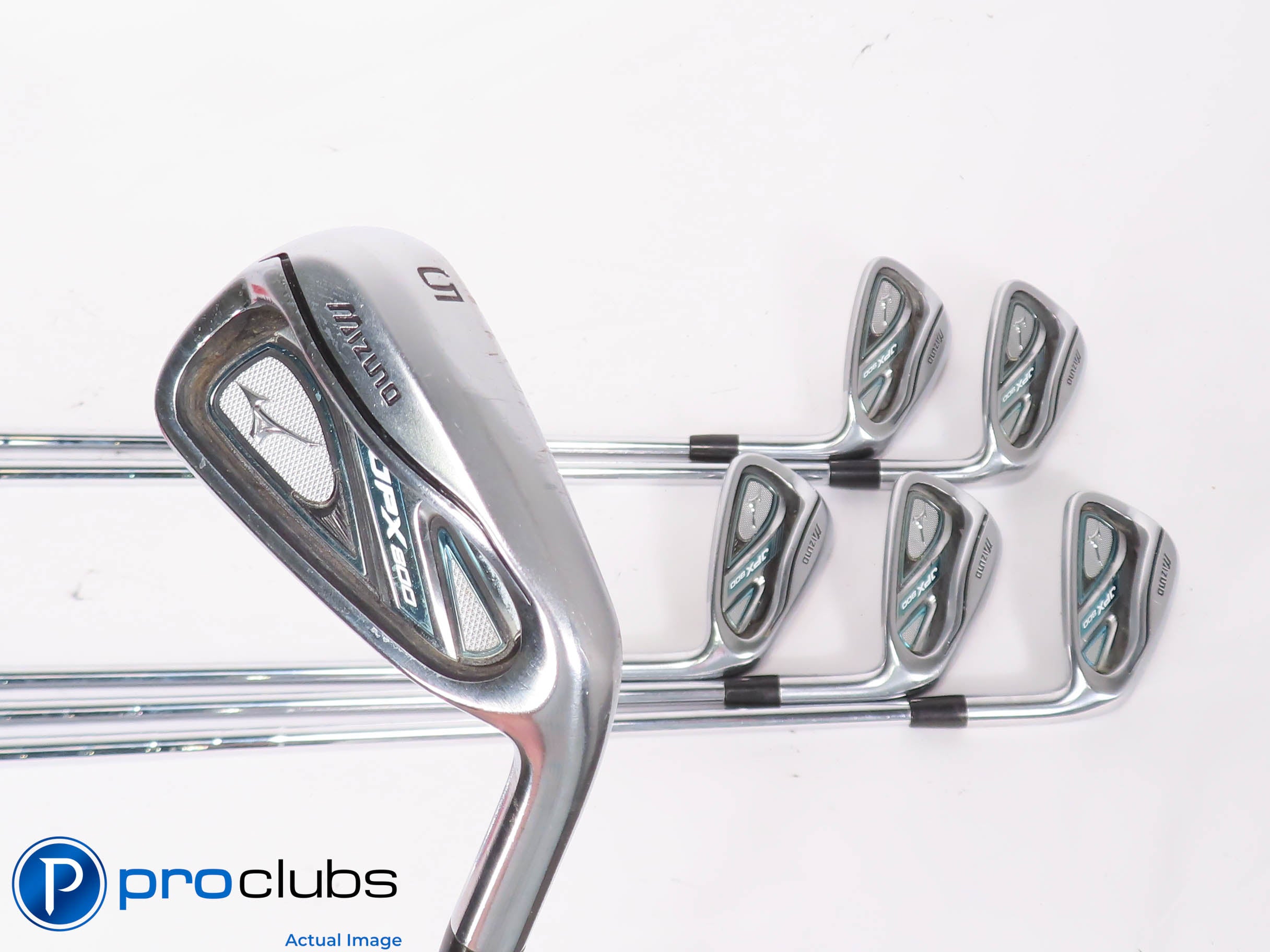 Mizuno JPX-800 5-PW IRON SET - NSPro 950GH Regular Flex Steel +1/2" 451696