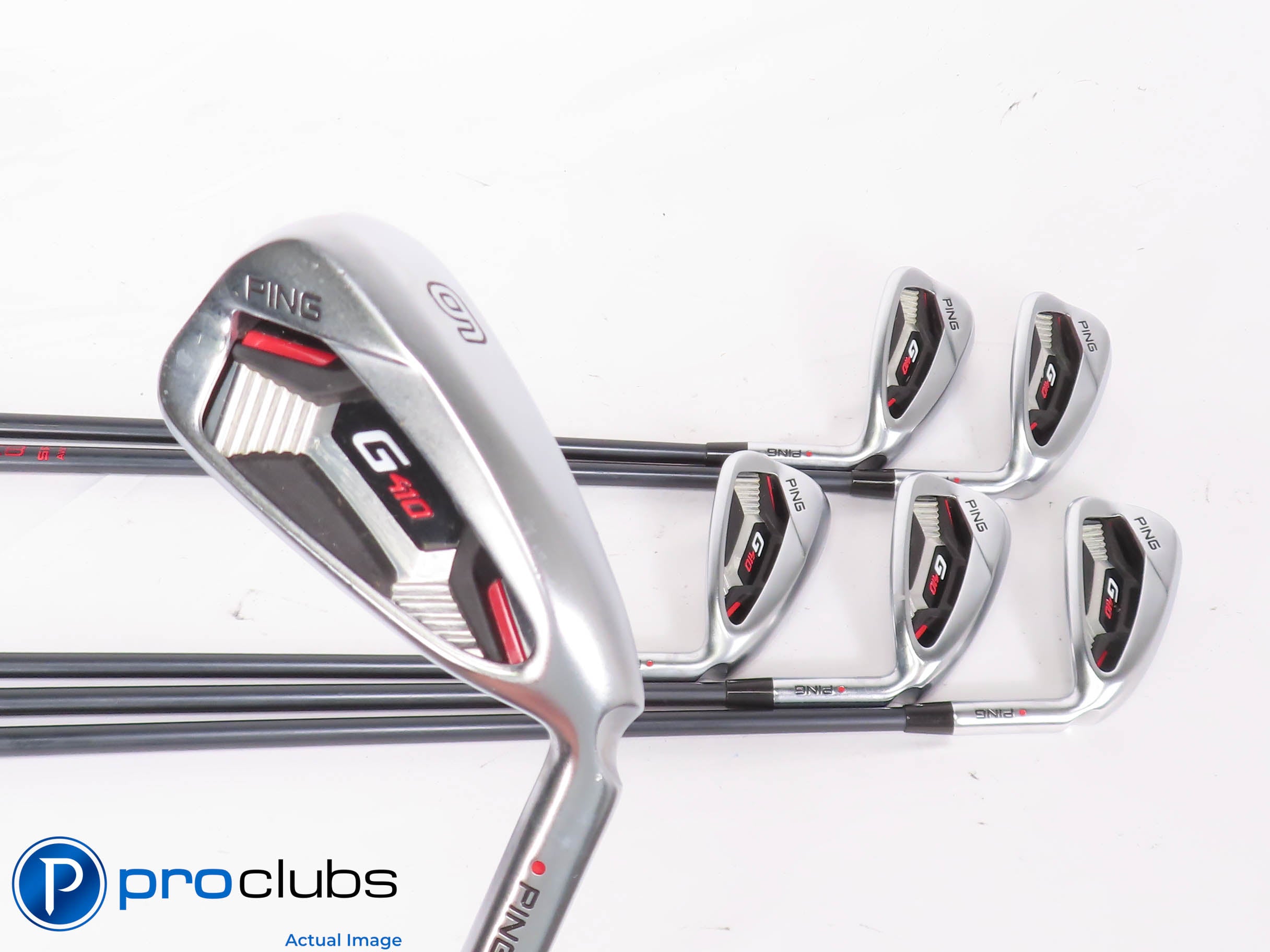 Nice Ping G410 6-PW,UW IRON SET Red Dot - Alta CB Senior Flex Graph +1/2" 452168
