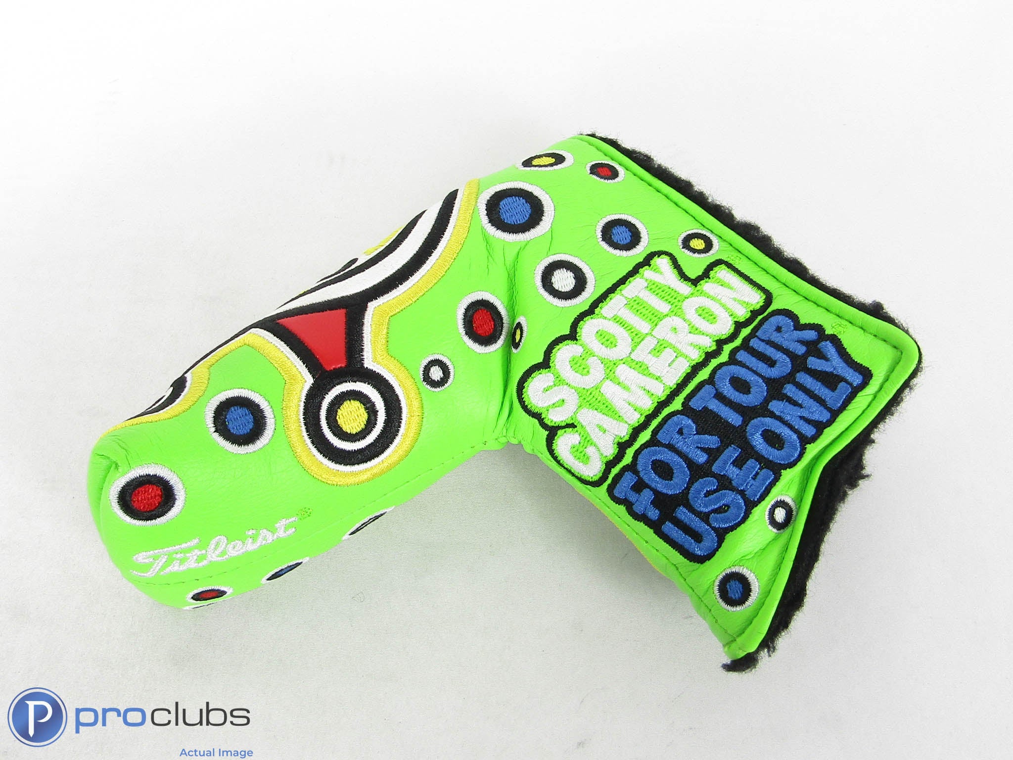 Circle T! Scotty Cameron Lime "Jackpot Johnny" Blade Headcover-453167
