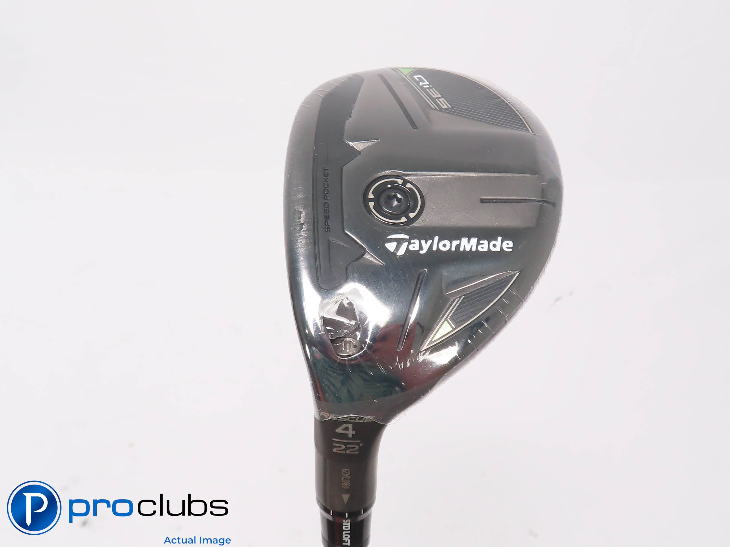 NEW Left Handed TaylorMade Qi35 22* 4 HYBRID Ventus Blue 6R Regular Flex 453393