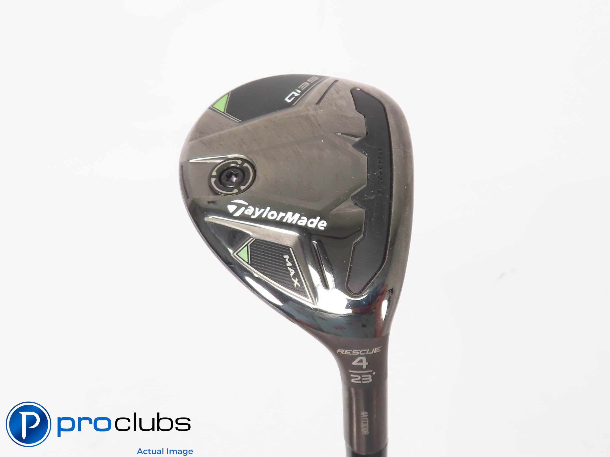 Nice! TaylorMade Qi35 MAX 23* 4 Hybrid - Steelfiber i95 Stiff Flex - 453181