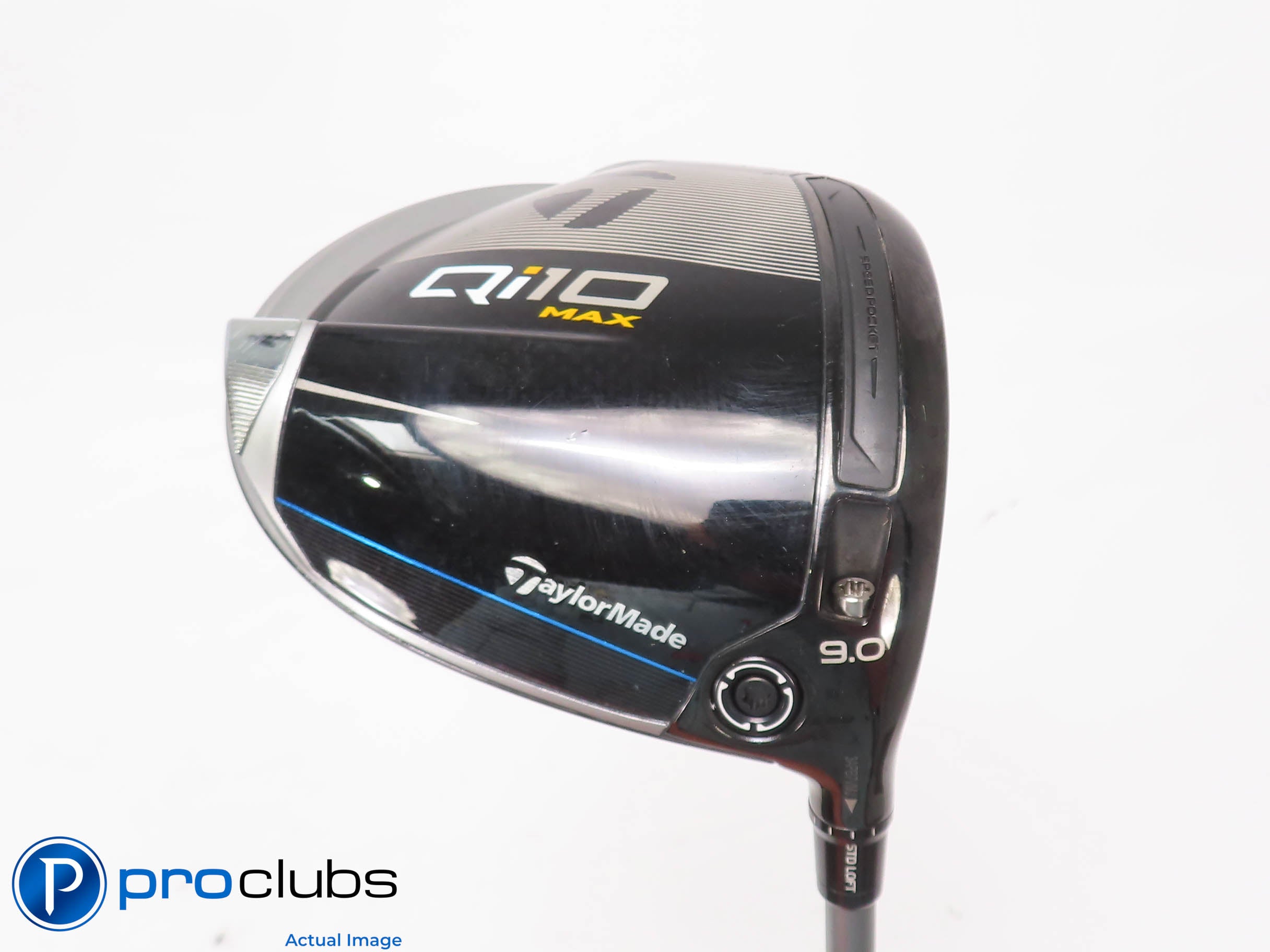 TaylorMade Qi10 MAX 9* Driver - Fuji Air Speeder 50g Stiff Flex - 453394