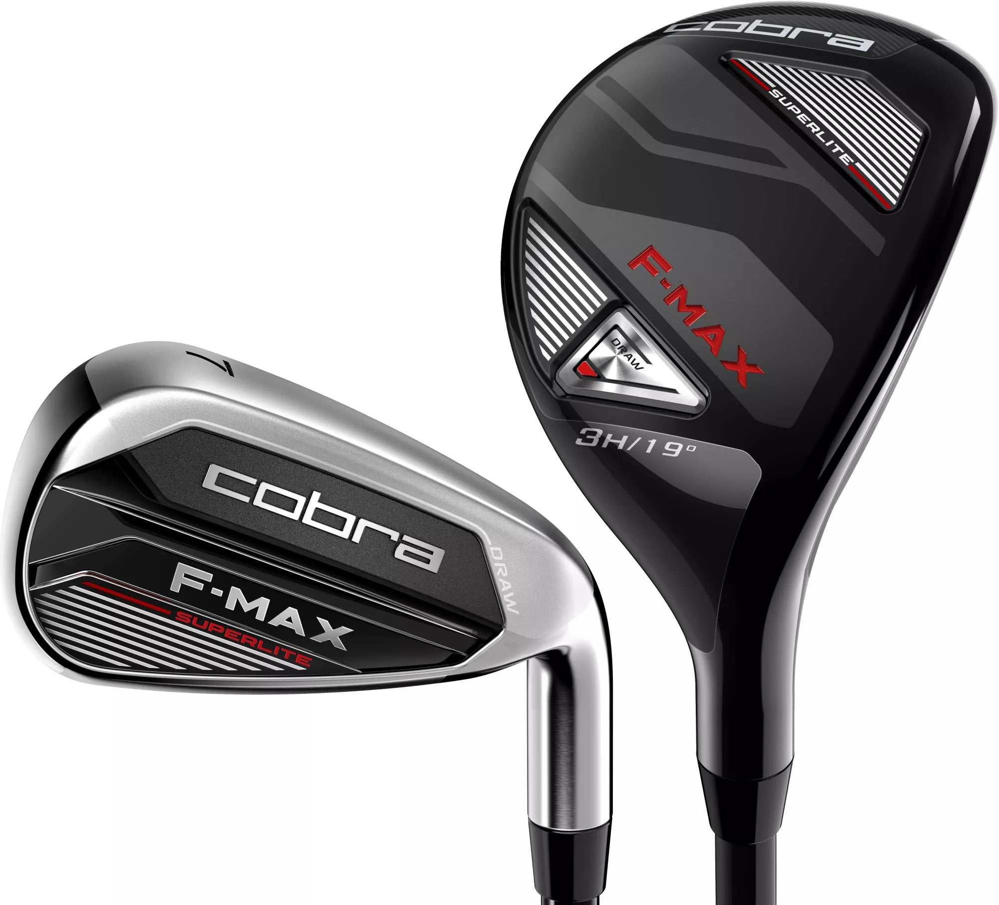 New Cobra 2019 F Max Combo Irons 4H,5H,6-Pw Graphite Regular