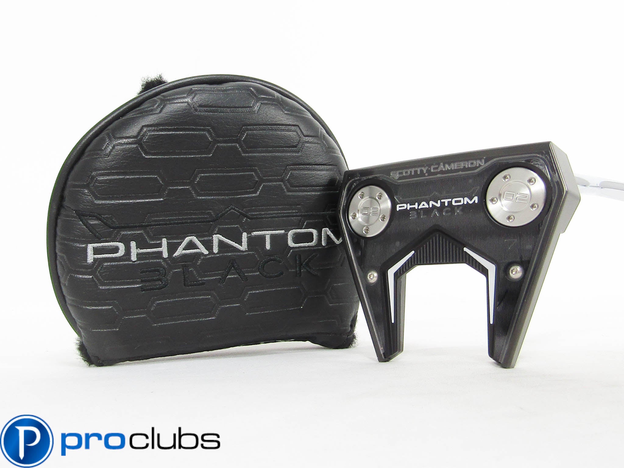 NEW SCOTTY CAMERON PHANTOM BLACK 7 PUTTER 33" w/HEADCOVER #465383
