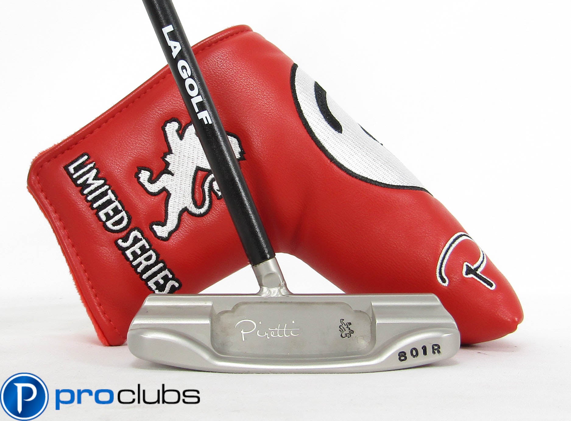 PIRETTI TOUR 801R CUSTOM WELDED CENTER SHAFT PUTTER w/ LA GOLF P-SOHO SHAFT