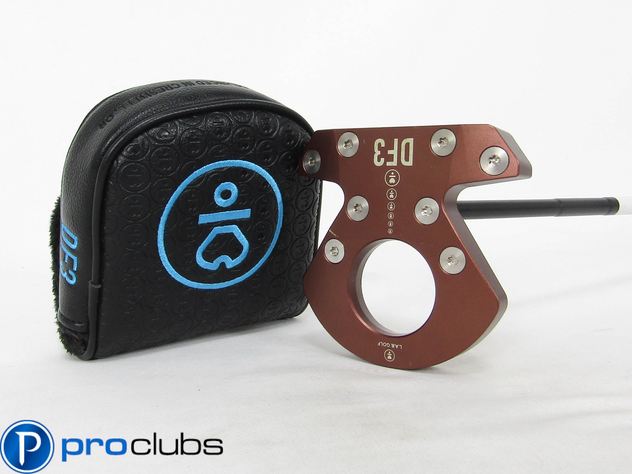 LAB GOLF DF3 (71* LIE) PUTTER 35" BLACK STEEL SHAFT w/ HEADCOVER #454983
