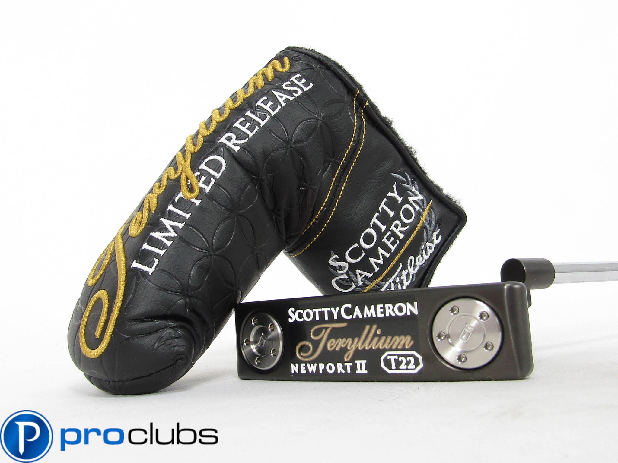 NEW SCOTTY CAMERON T22 TERYLLIUM TEI3 NEWPORT 2 PUTTER 35" w/HEADCOVER #455000