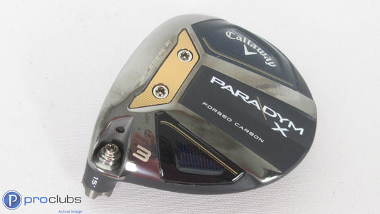 Nice! Left Handed Callaway Paradym X 15* - 3 Wood - Head Only - L/H 380122