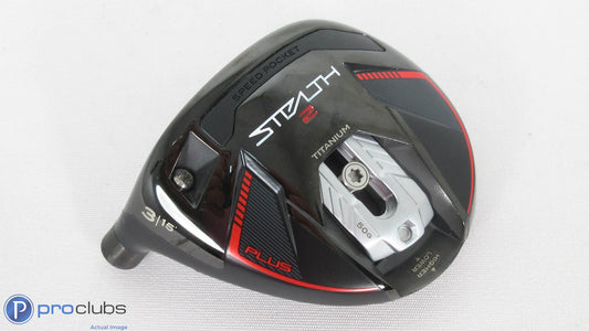 Nice! Left Hand TaylorMade Stealth-2 Plus 15* - 3 Wood - Head Only - L/H 380092